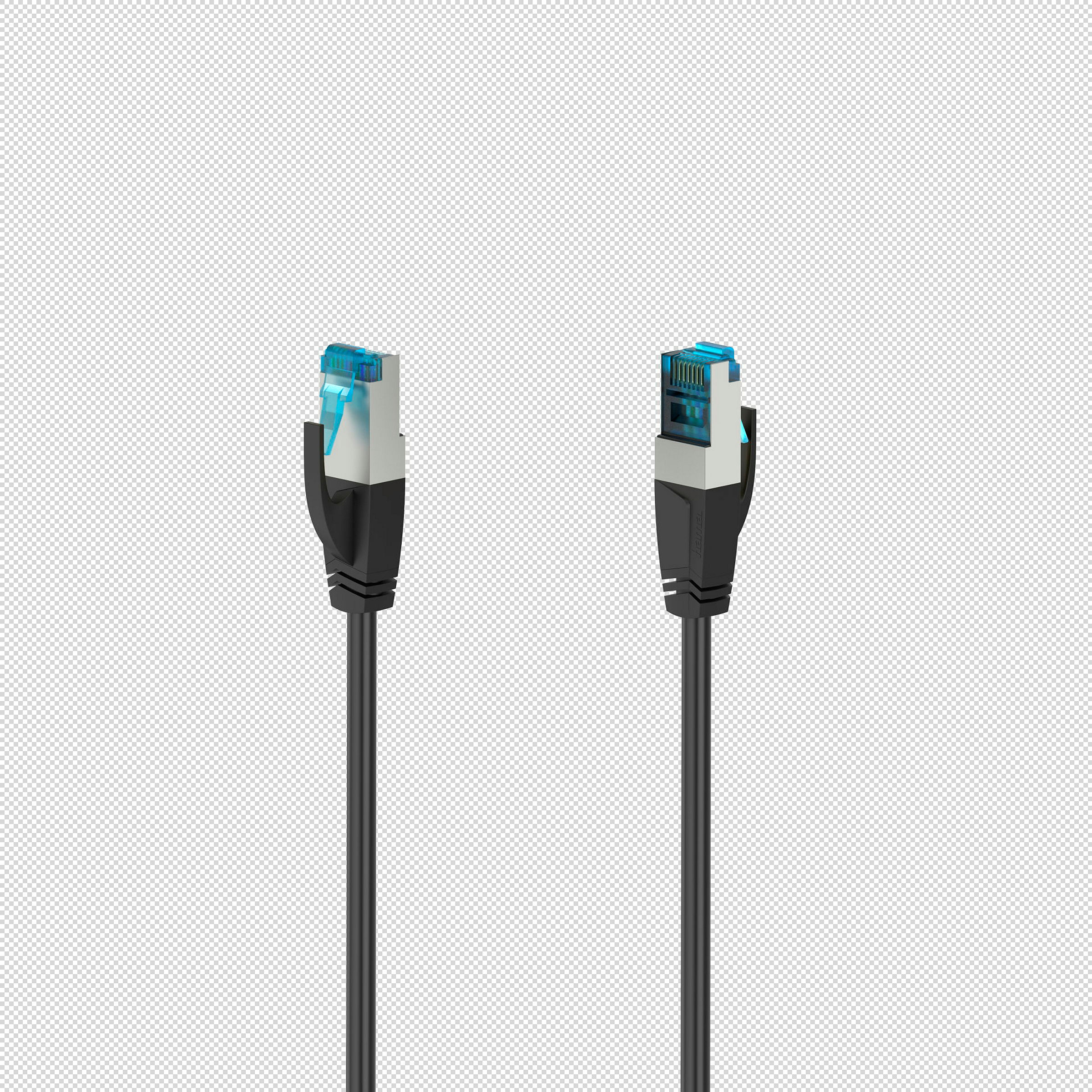 Hama Netzwerkkabel, CAT-6a, 10 Gbit/s, S/FTP geschirmt, 1,50 m