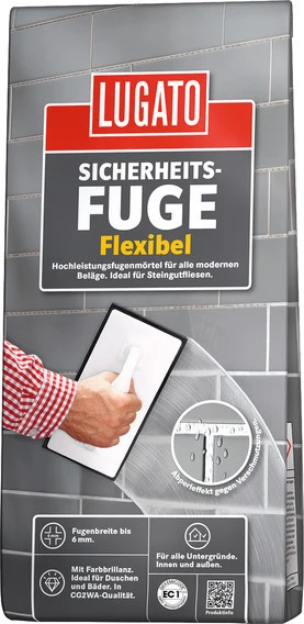 Sicherheitsfuge Flexibel 1 kg, silbergrau