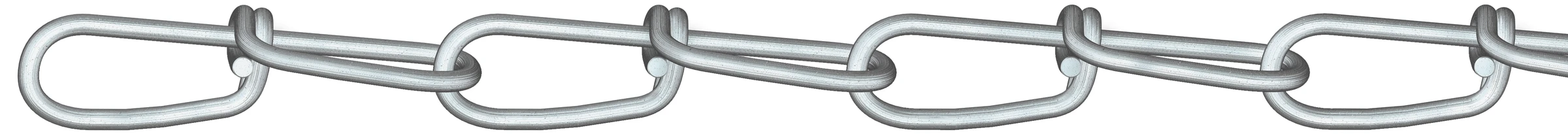 Knotenkette (DIN 5686) (Spule) 1 mm Stahl galvanisch verzinkt, 30 m