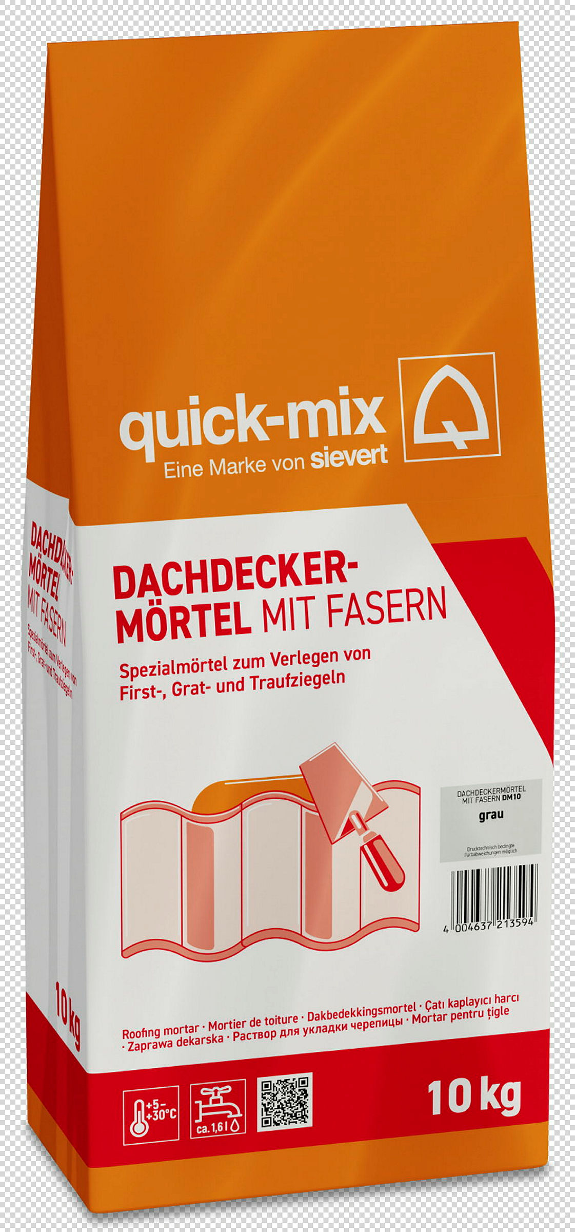 quick-mix Dachdeckermörtel 10 kg grau