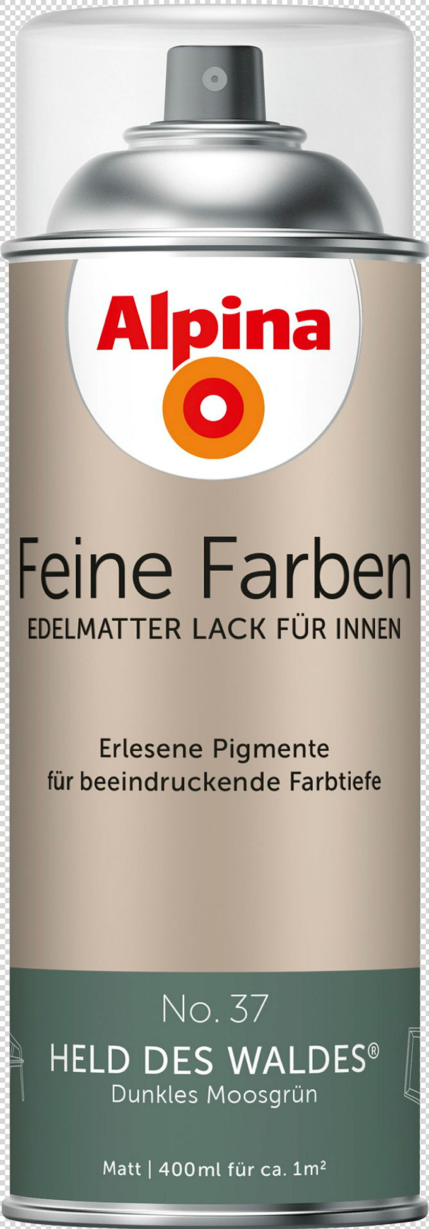 Alpina Feine Farben Sprühlack No. 37 Held des Waldes® edelmatt 400ml