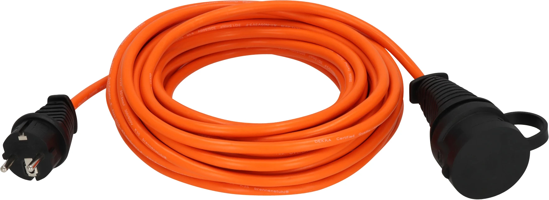 BREMAXX Verlängerungskabel IP44 10m AT-N05V3V3-F 3G15 orange