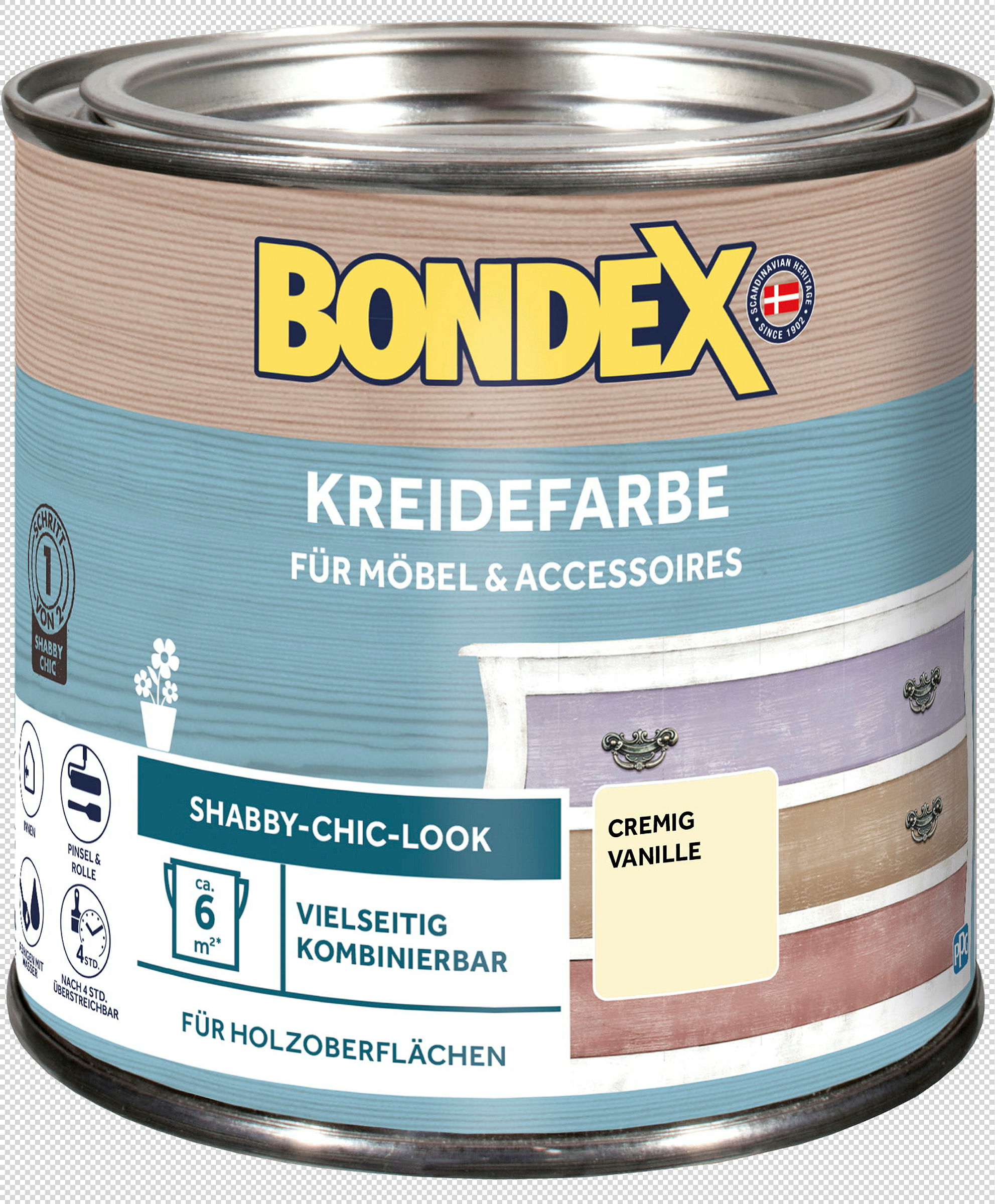 BONDEX Kreidefarbe Cremig Vanille 0,5l