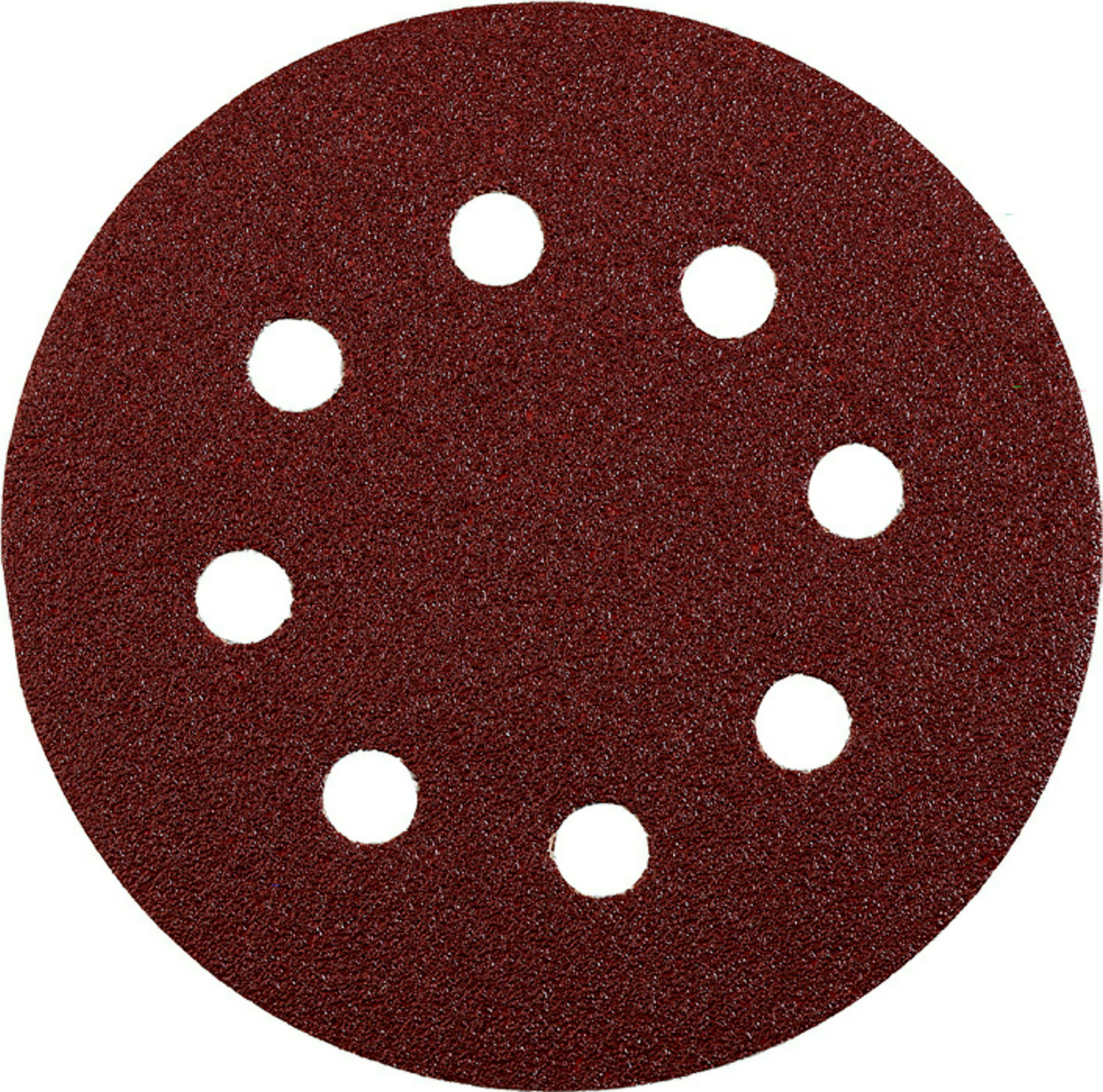 Haft-Schleifscheiben, HOLZ & METALL, Edelkorund, Ø 125 mm, gelocht, K 80