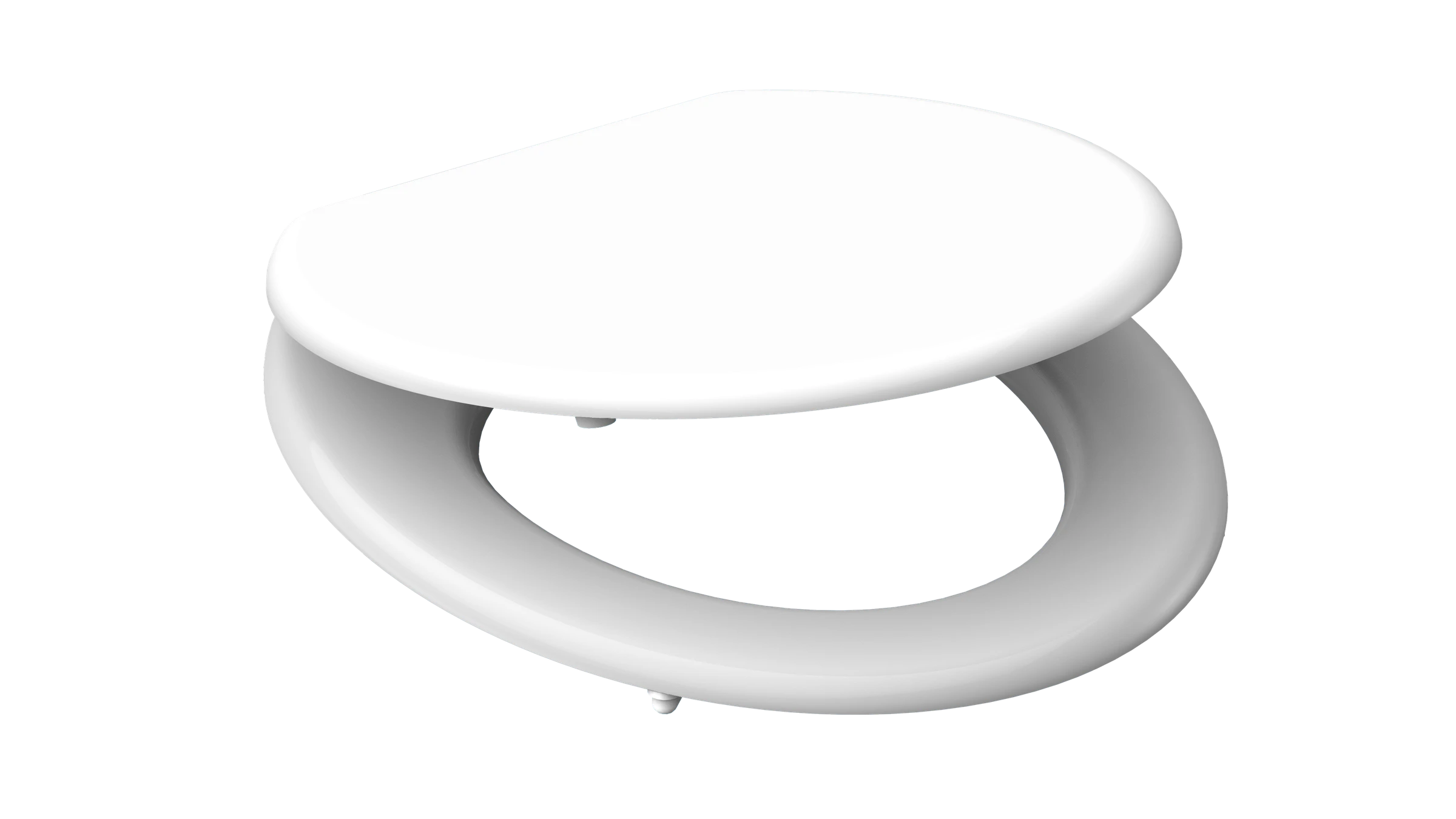 Holzkern WC-Sitz WHITE
