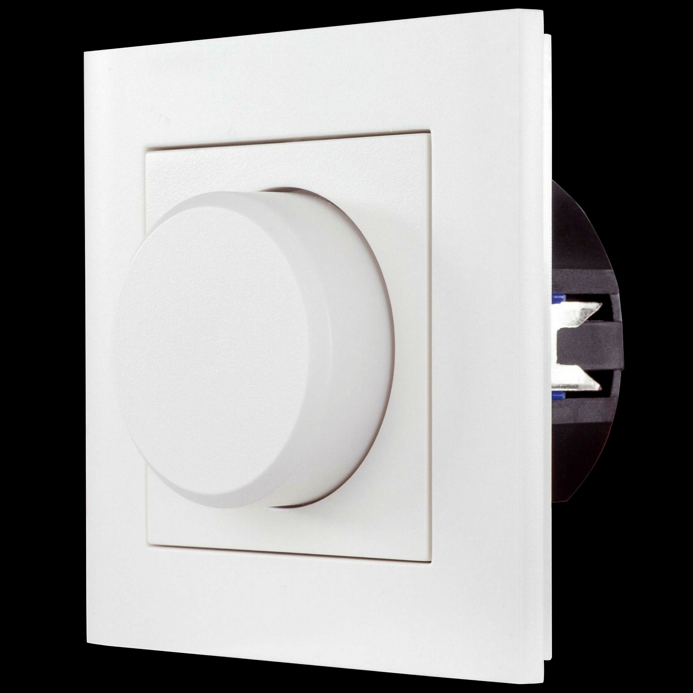 Dimmer Universal Komplettgerät Unterputz mit Rahmen weiß
