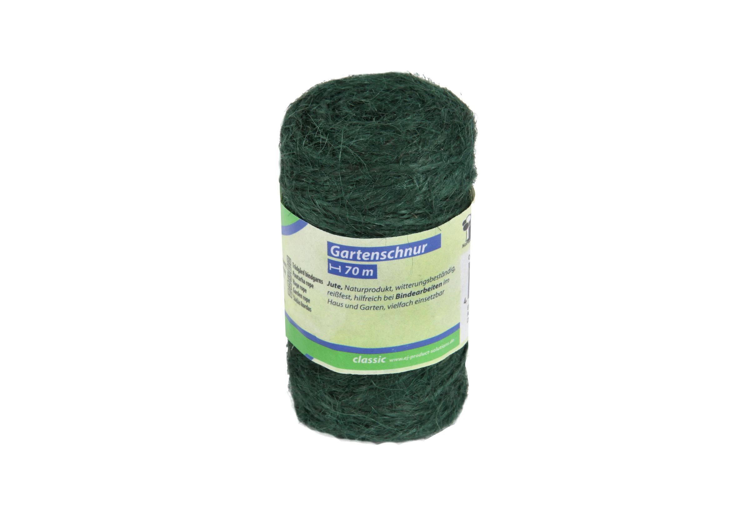 Gartenschnur Classic, L: 70 m, Jute, grün