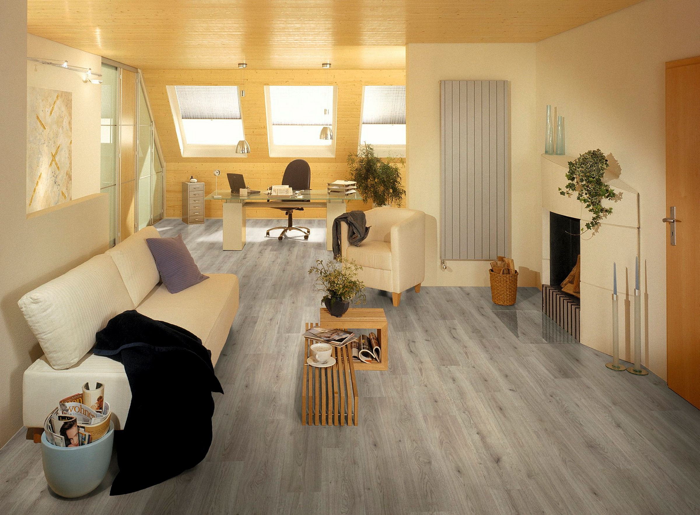 SUP Standard Eiche grau