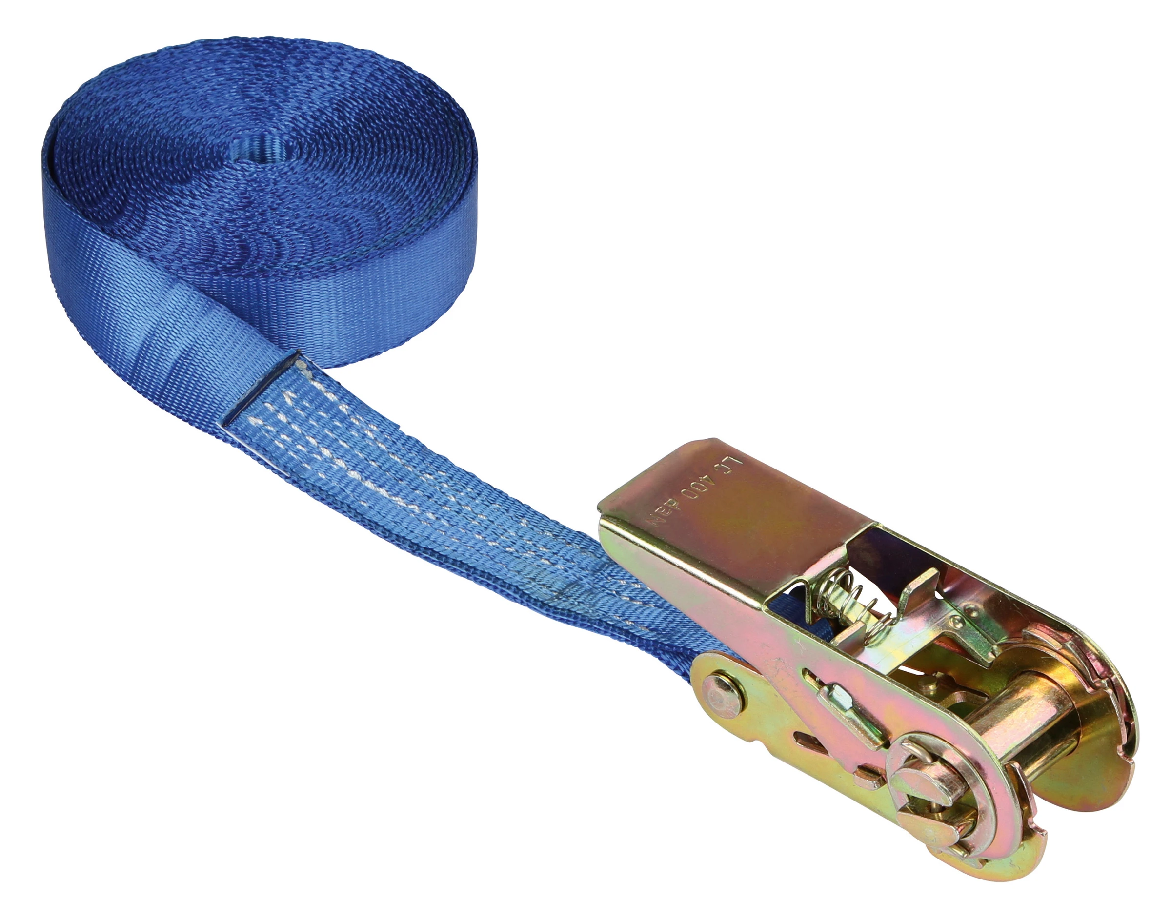 Ratschenzurrgurt eintlg., blau 25mm / 5m, Zurrkraft 800 kg