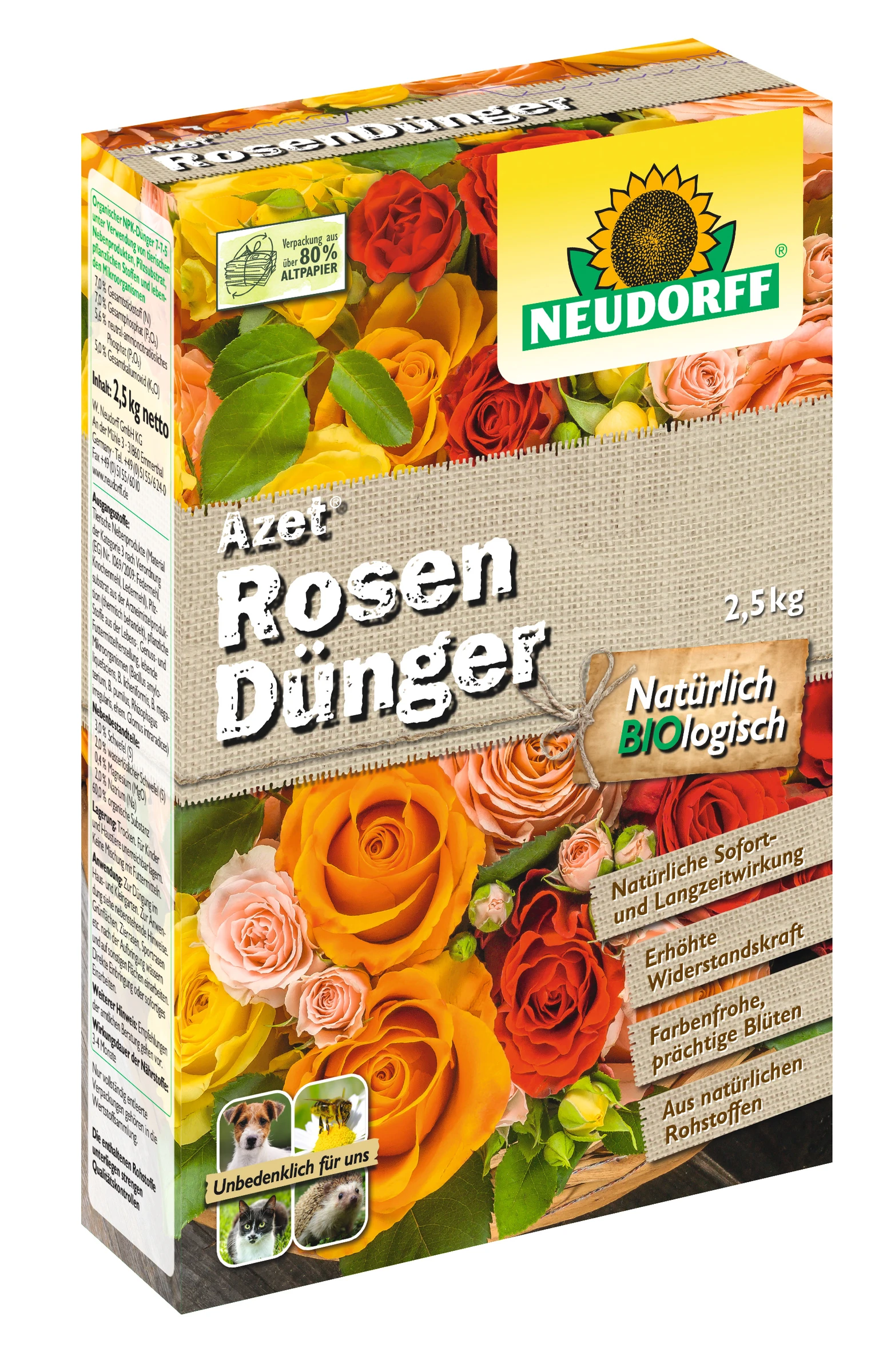 Neudorff Azet RosenDünger2,5 kg
