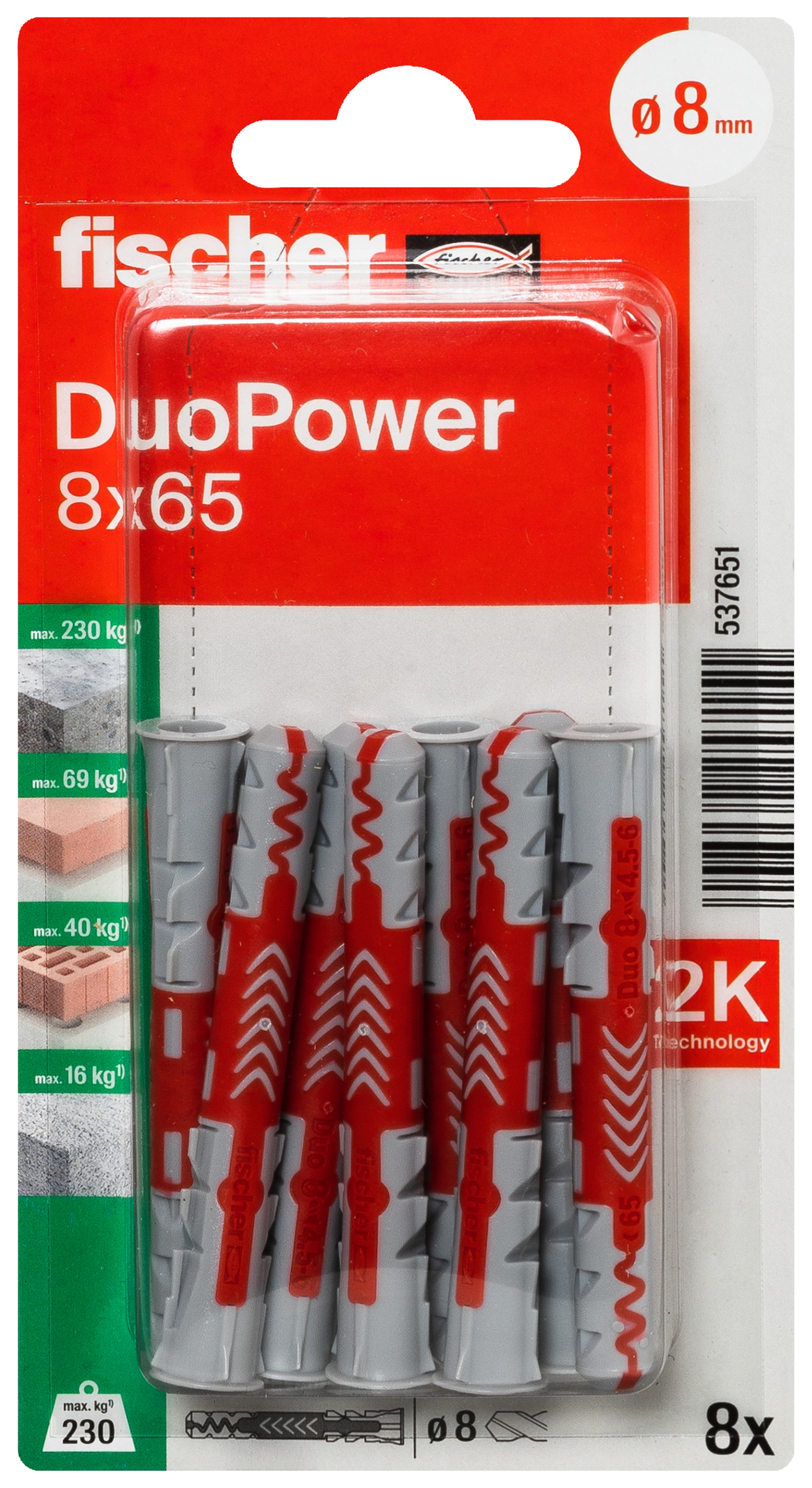 fischer DUOPOWER 8 x 65