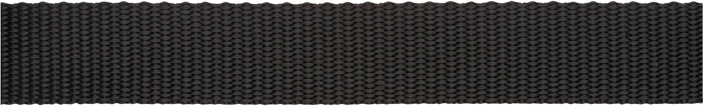 Polypropylen Gurt (Spule) 25 mm schwarz, 50 m