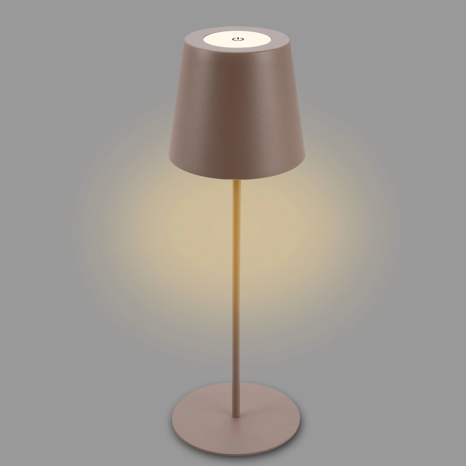KIKI LED Akku Tischleuchte, IP44, 2,5W, Umbrasand