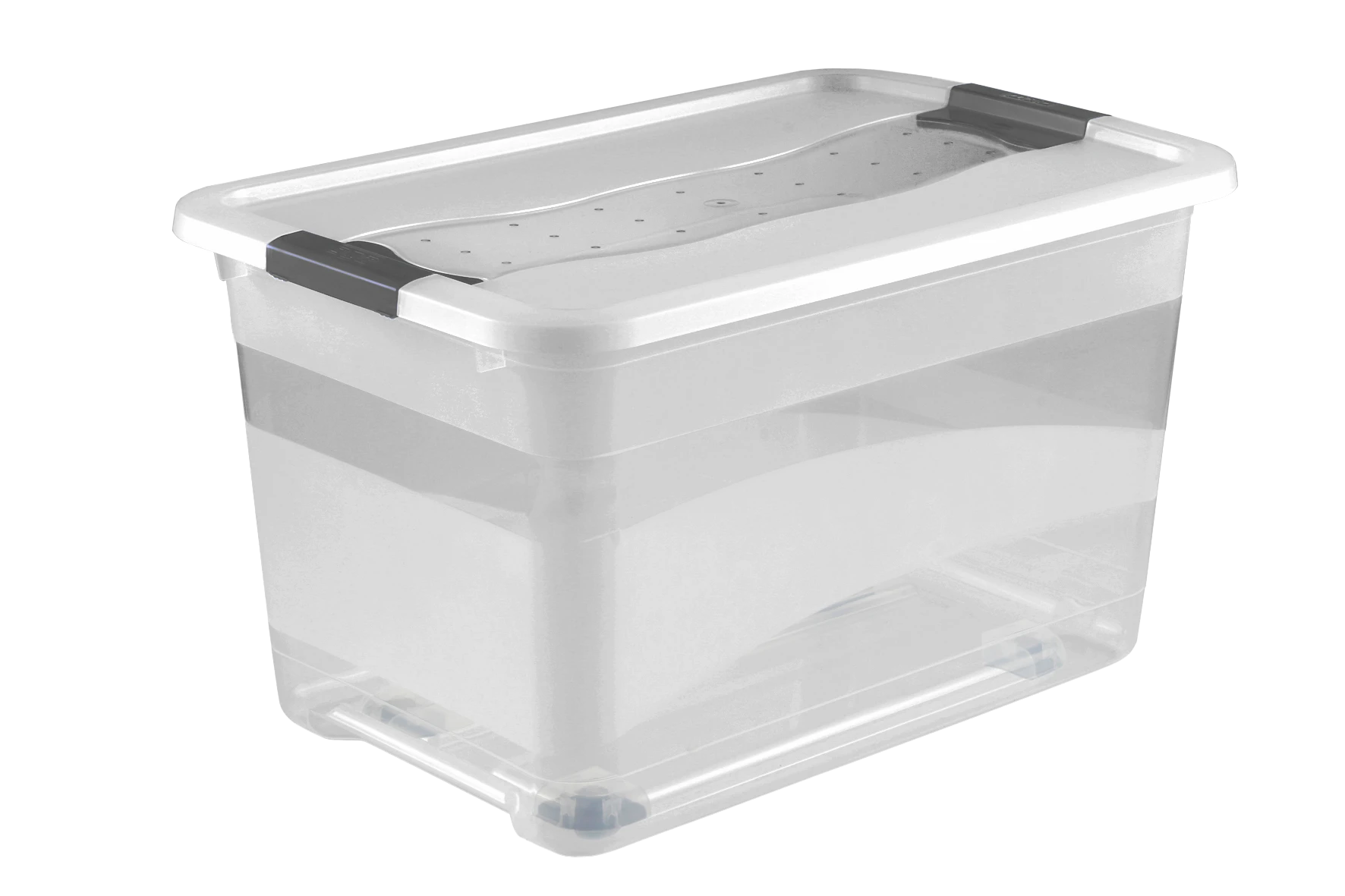 keeeper Aufbewahrungsbox, 59,5 x 39,5 x 35 cm, 52 l, Konrad, Transparent