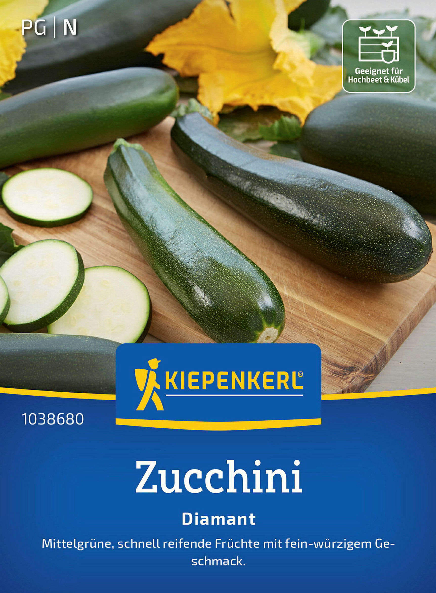 Kiepenkerl Zucchini Diamant, F1