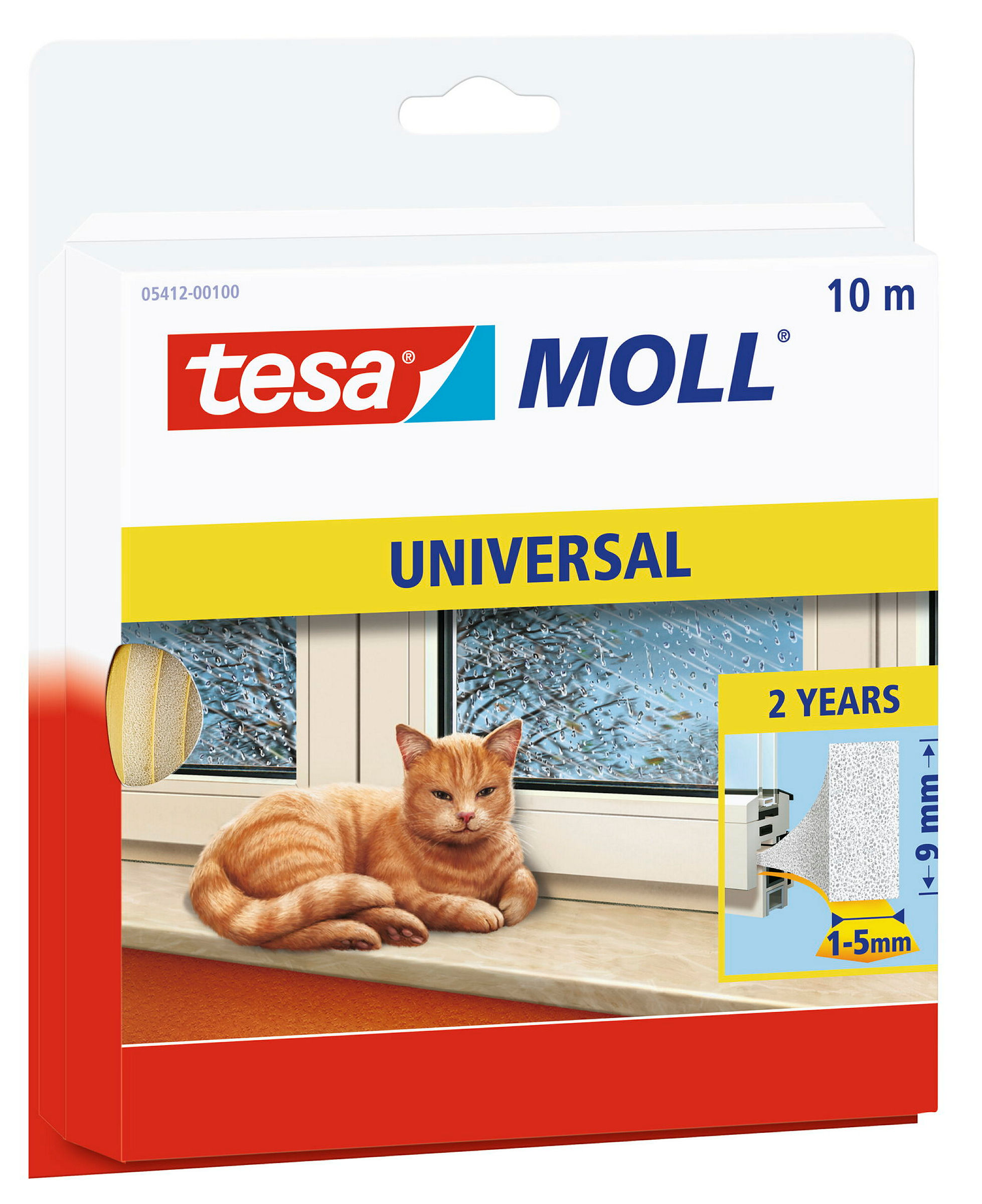 tesamoll® Universal Schaumstoff, weiß, für Spalten von 1-5mm