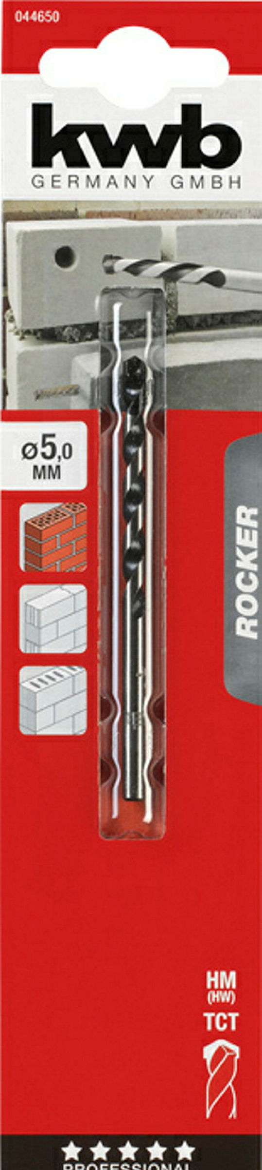 ROCKER® Beton- und Steinbohrer, ø 5.0 mm