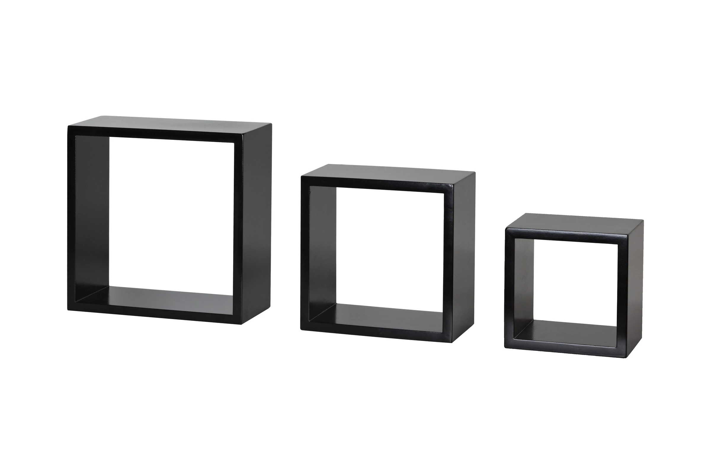 SET Frame, 250x250x100 mm schwarz, 3-teilig