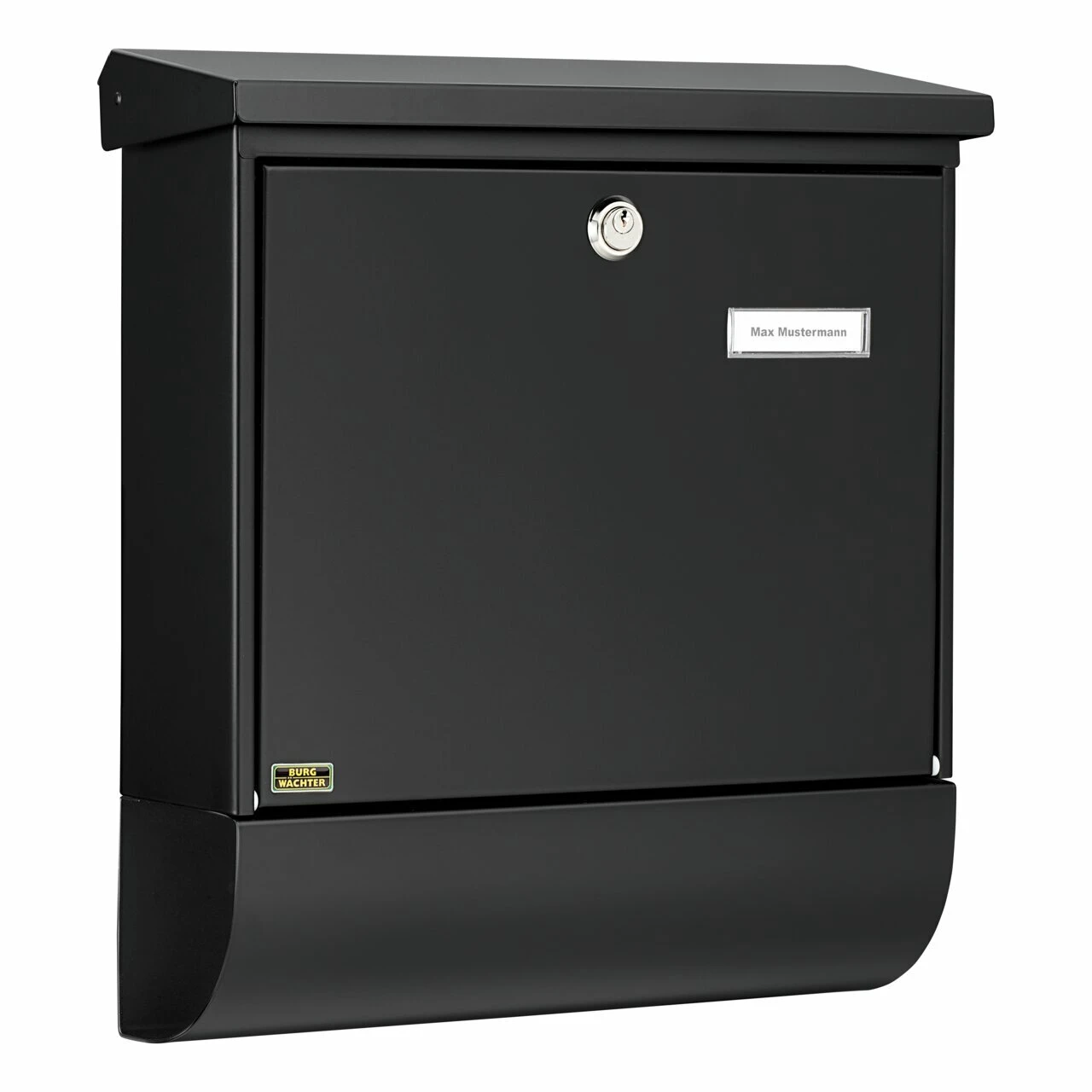 Briefkasten-Set Stahl-lack. Vario 86720S schwarz