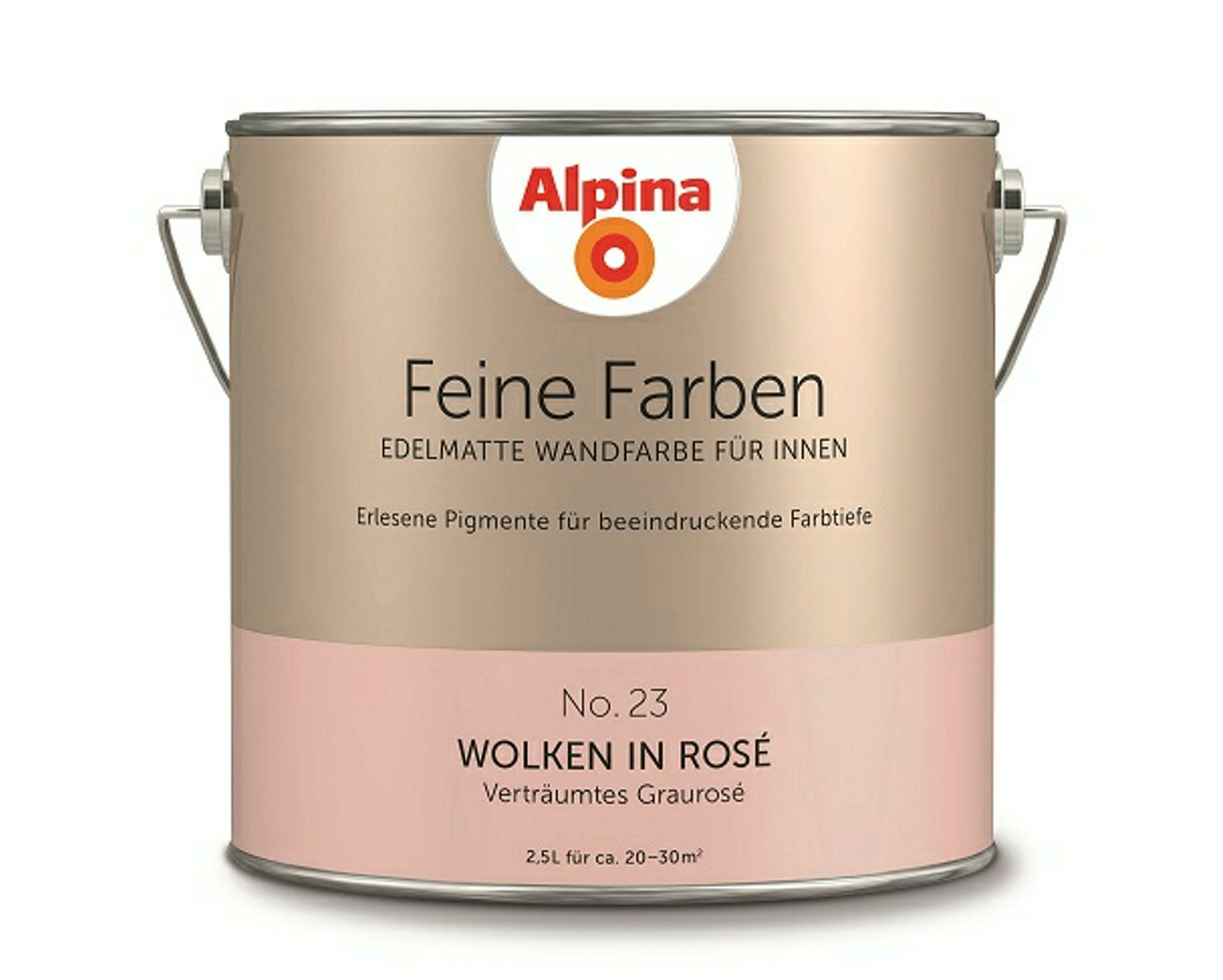 Alpina Feine Farben No. 23 Wolken in Rosé edelmatt 2,5 Liter