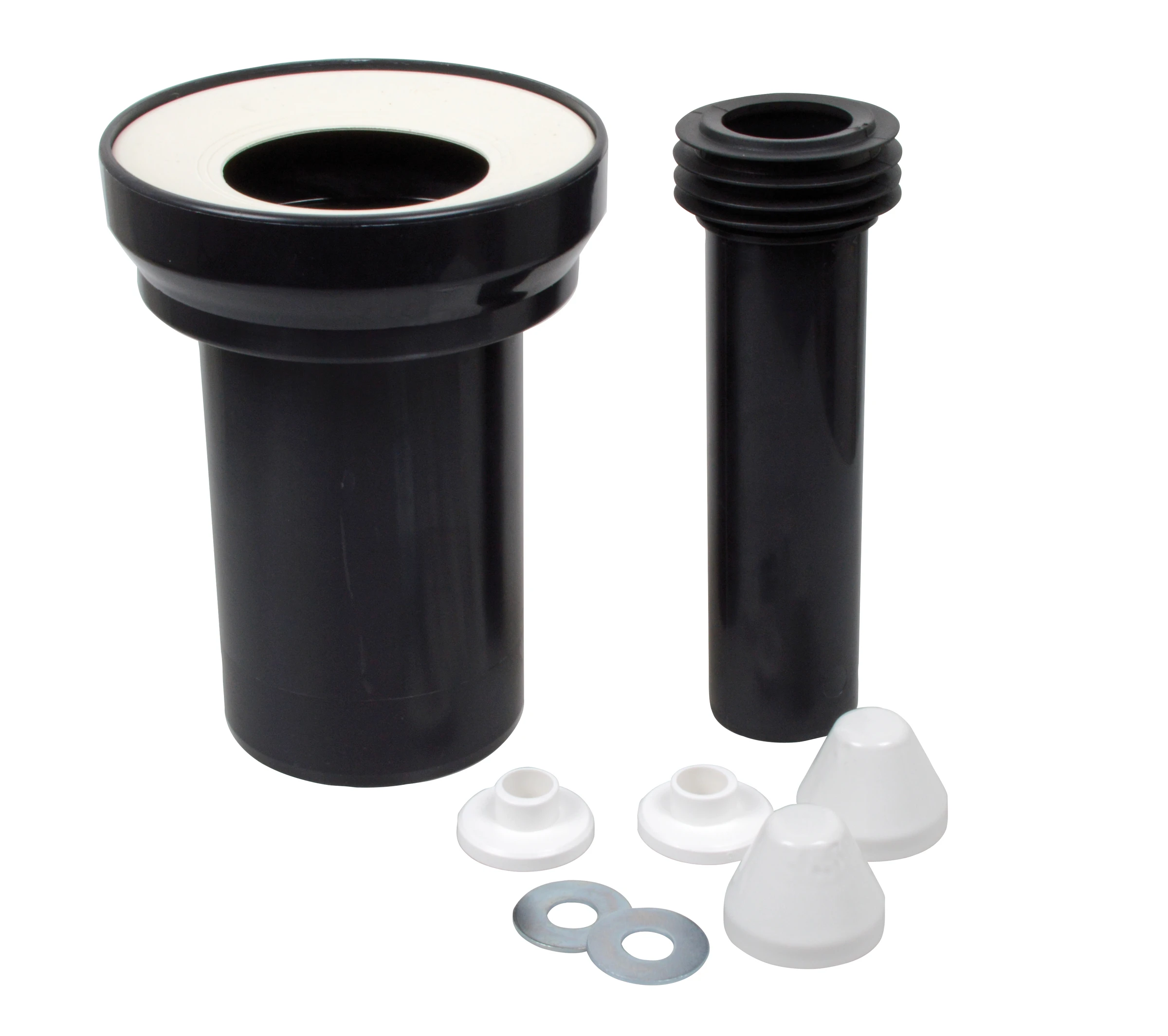 PP SANIT WC-Anschlussgarnitur, 45 mm x 180 mm, DN 90