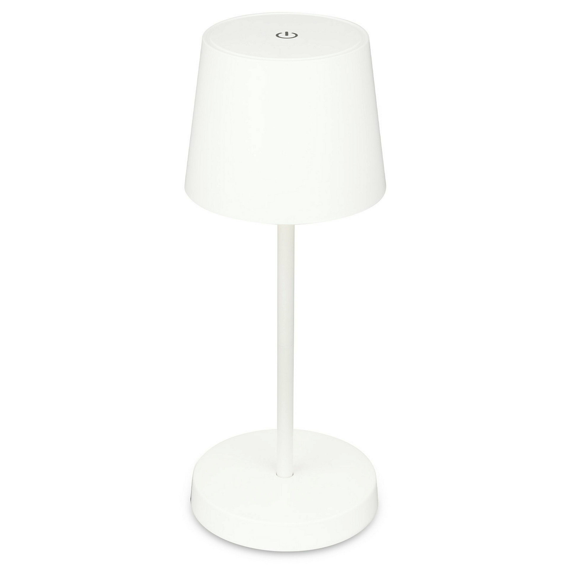 Akku LED Tischleuchte, Weiß, 1xLED-Modul/2,6W