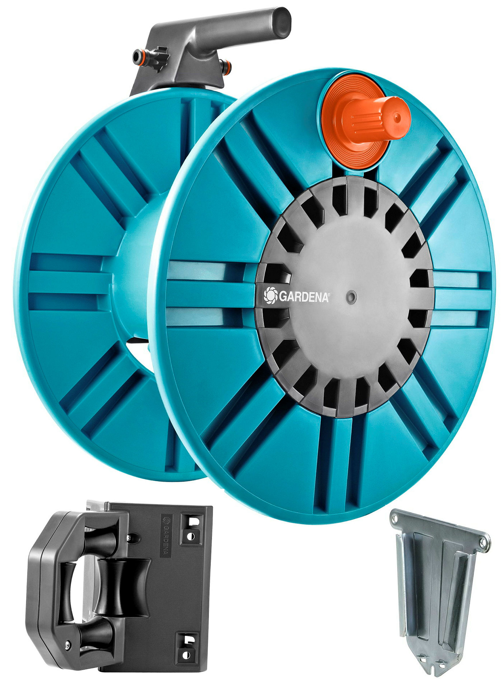 Wand-Schlauchtrommel 60 mit Schlauchführungsrolle Classic