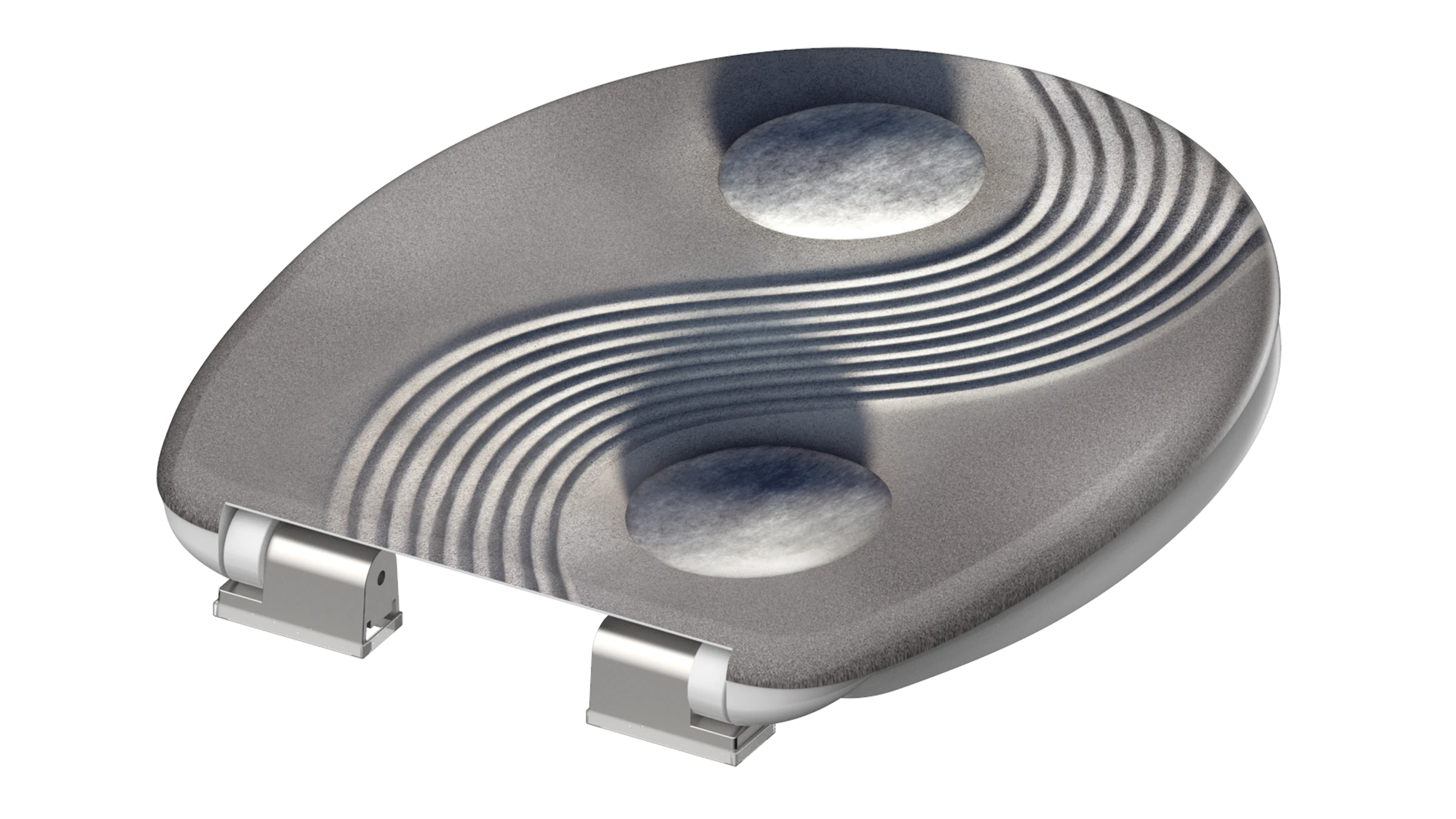 Duroplast WC-Sitz YING&YANG, mit Absenkautomatik