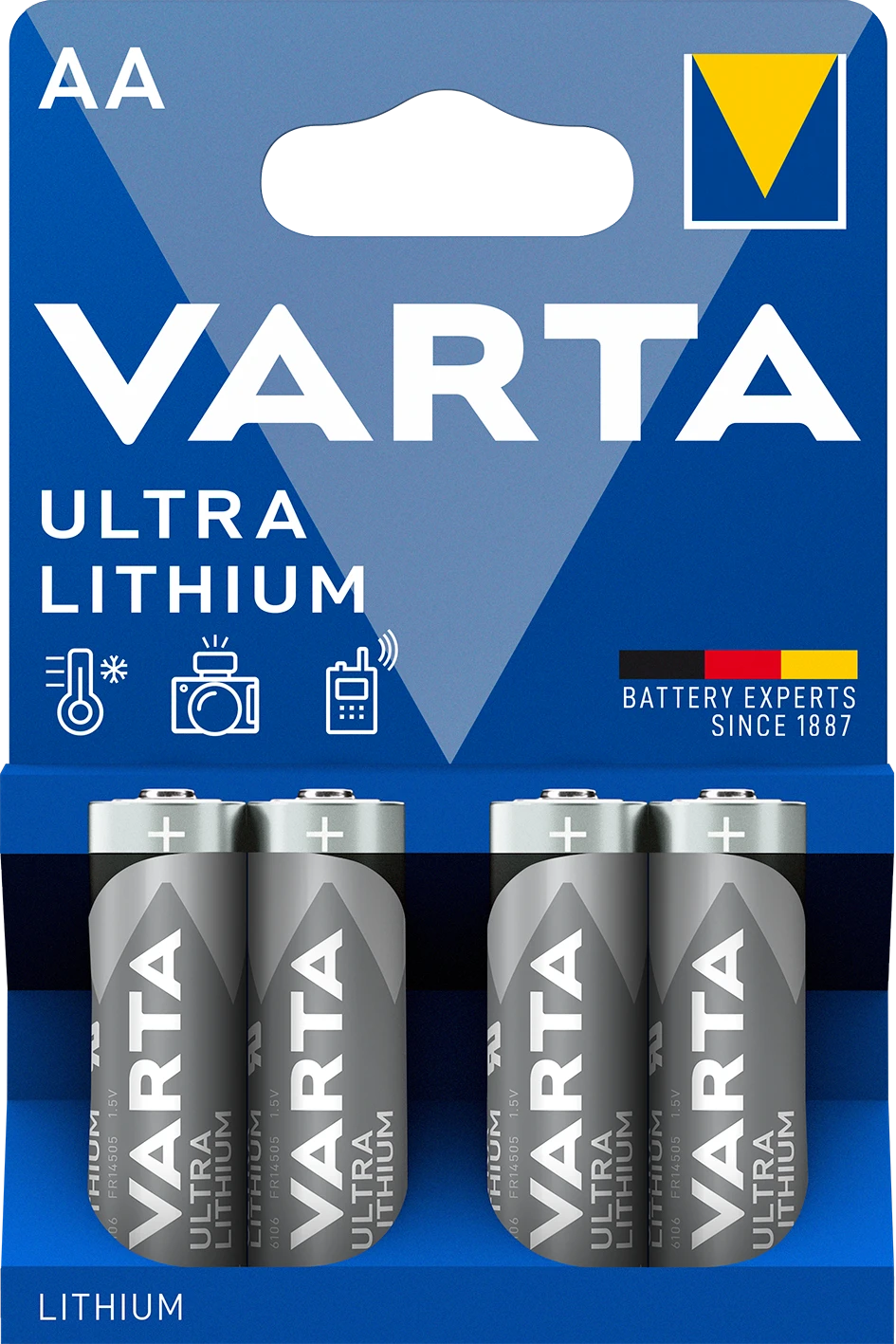 VARTA ULTRA LITHIUM AA Blister 4