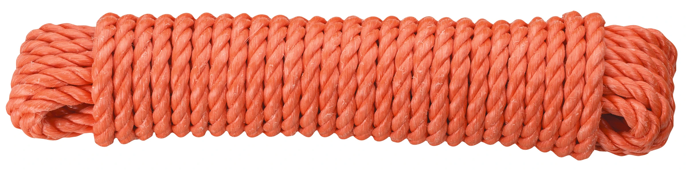 Polypropylen-Seil, (Docke), orange, 8 mm, Tragkr. 130 kg, 10 m