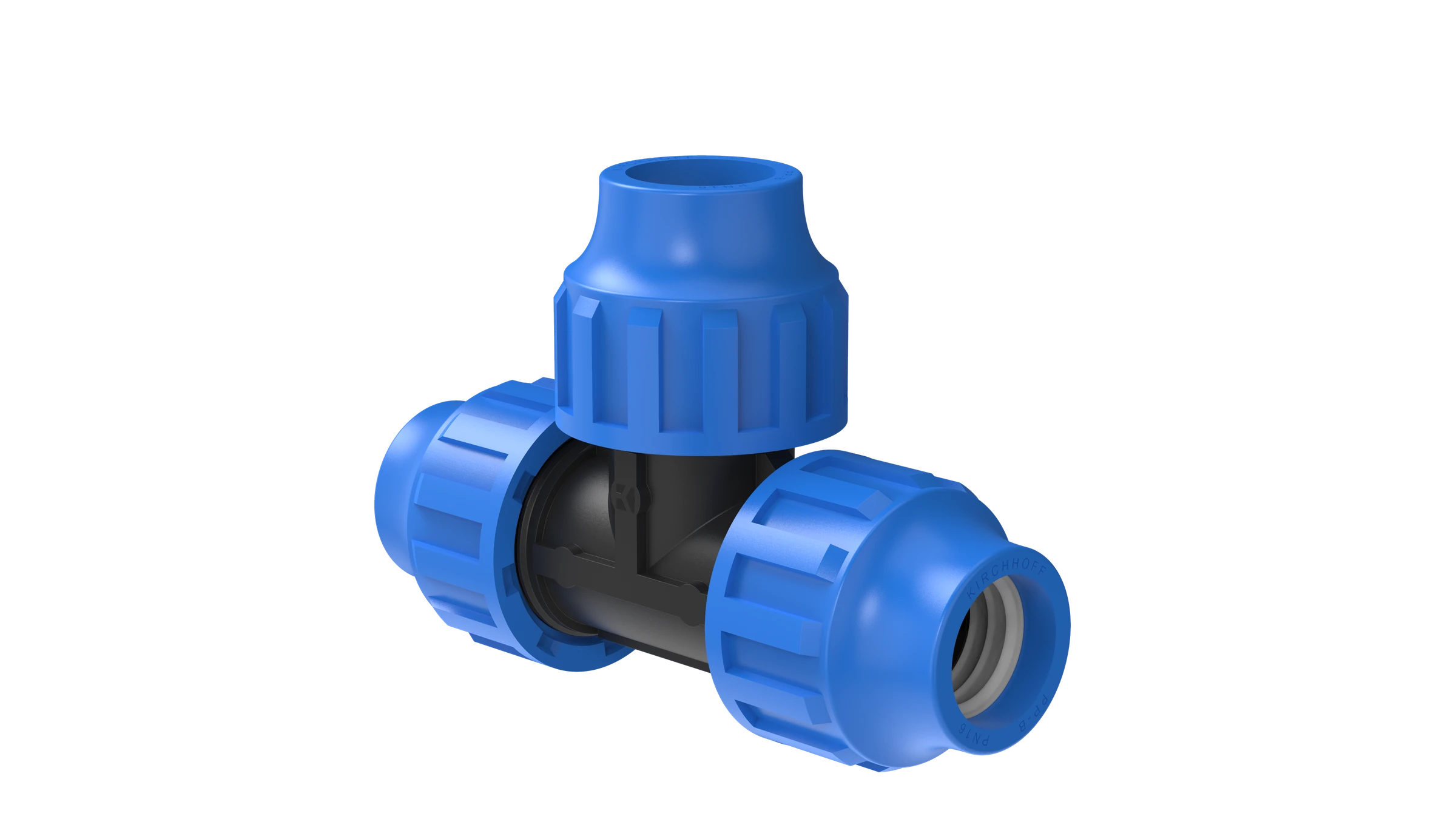 PP T-Stück, 20 mm, Klemmfitting für HDPE