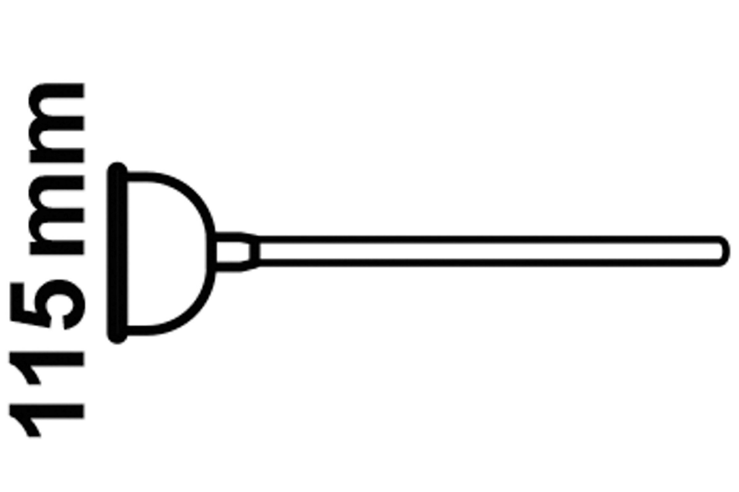 Ausgussreiniger, Ø 115 mm, mit Holzgriff
