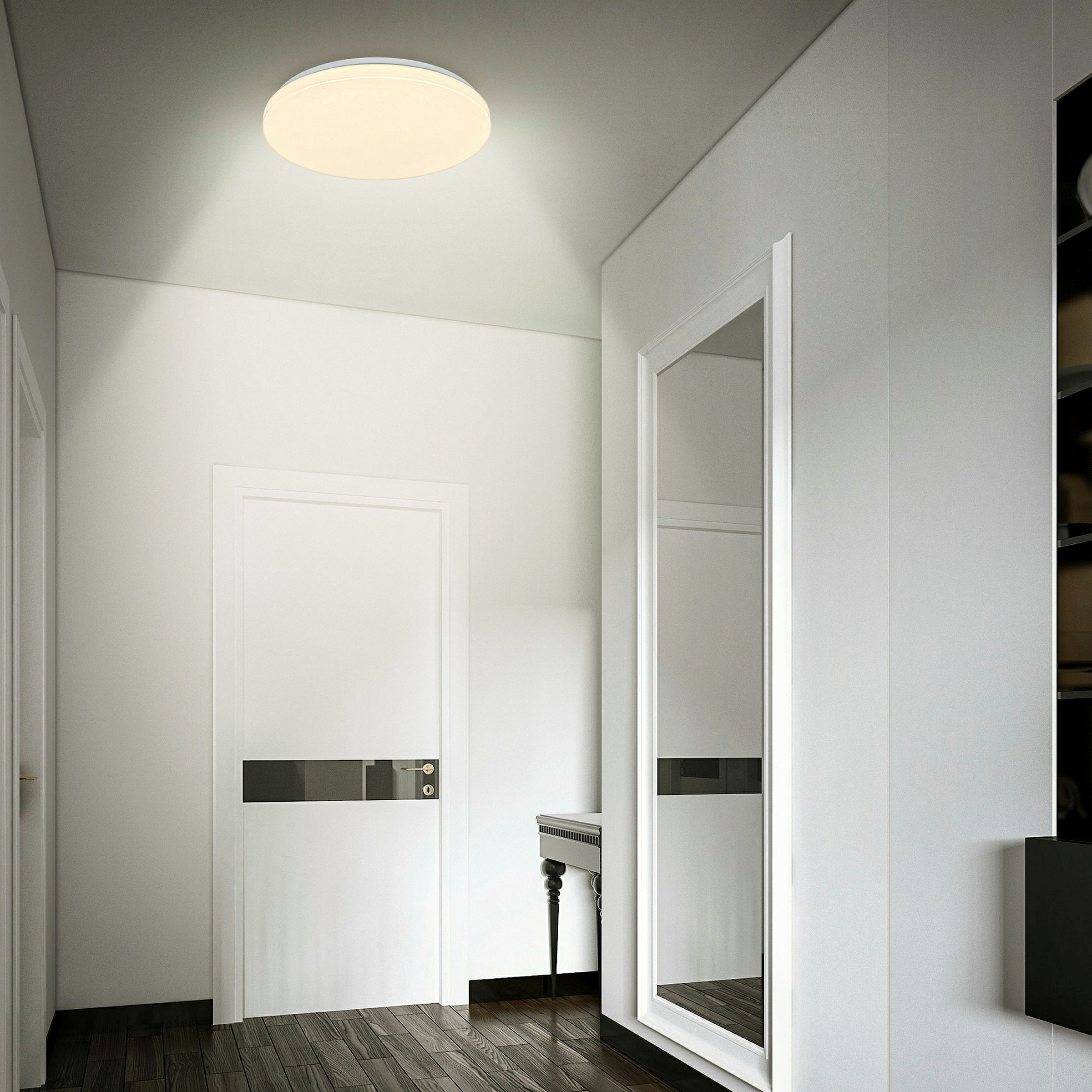 WALK LED ceiling light,sensor,Weiß, LED/13W, IP54