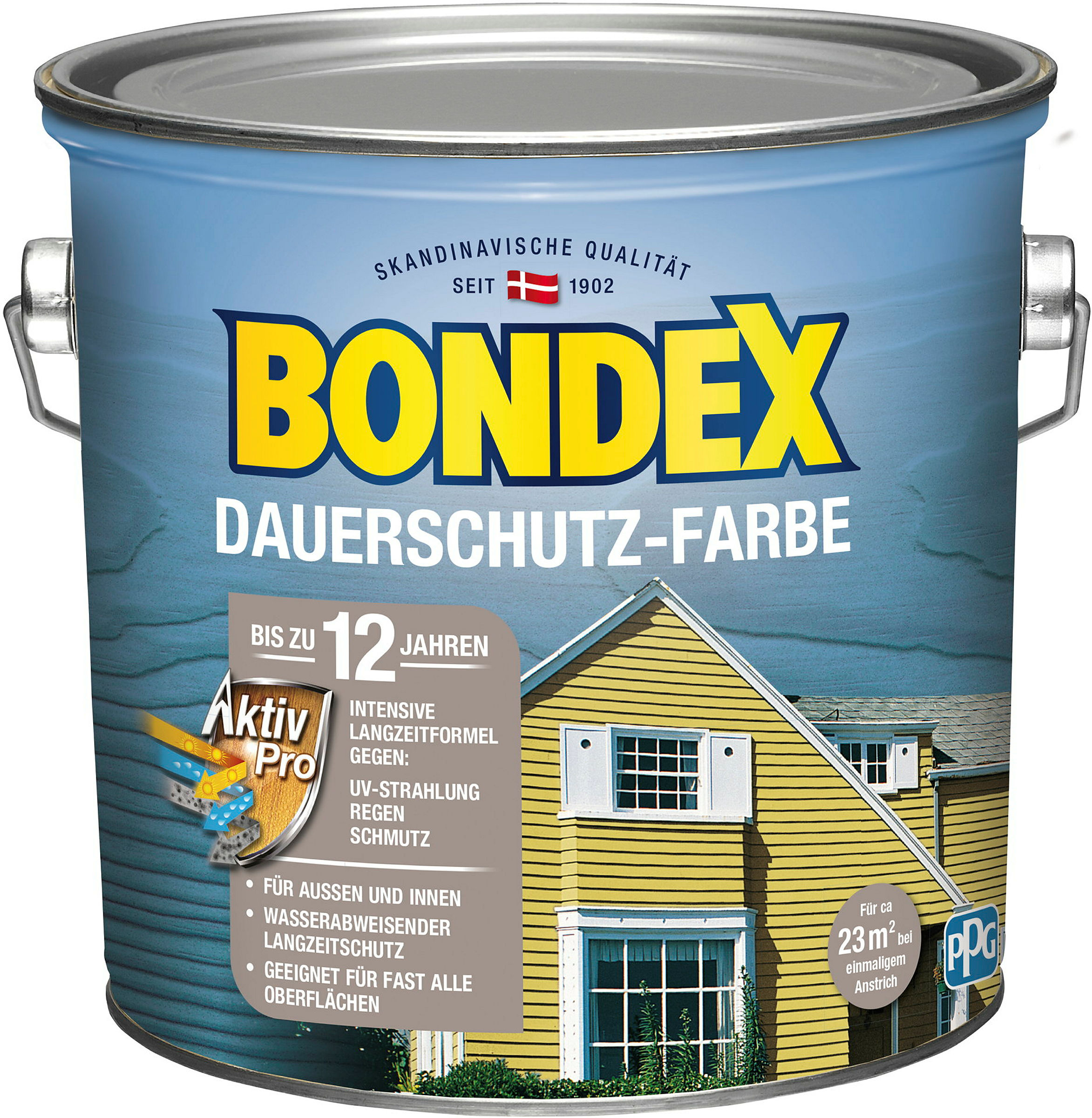 BONDEX Dauerschutz-Farbe Schneeweiß 2,50l