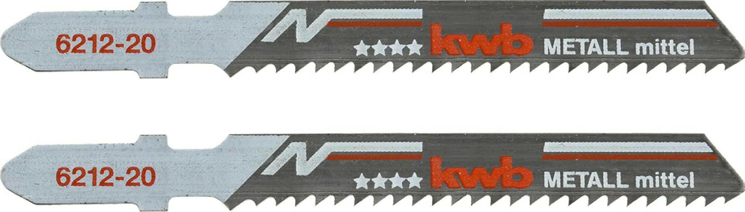 Stichsägeblätter, Metallbearbeitung, Bi-Metall, 2 x mittel