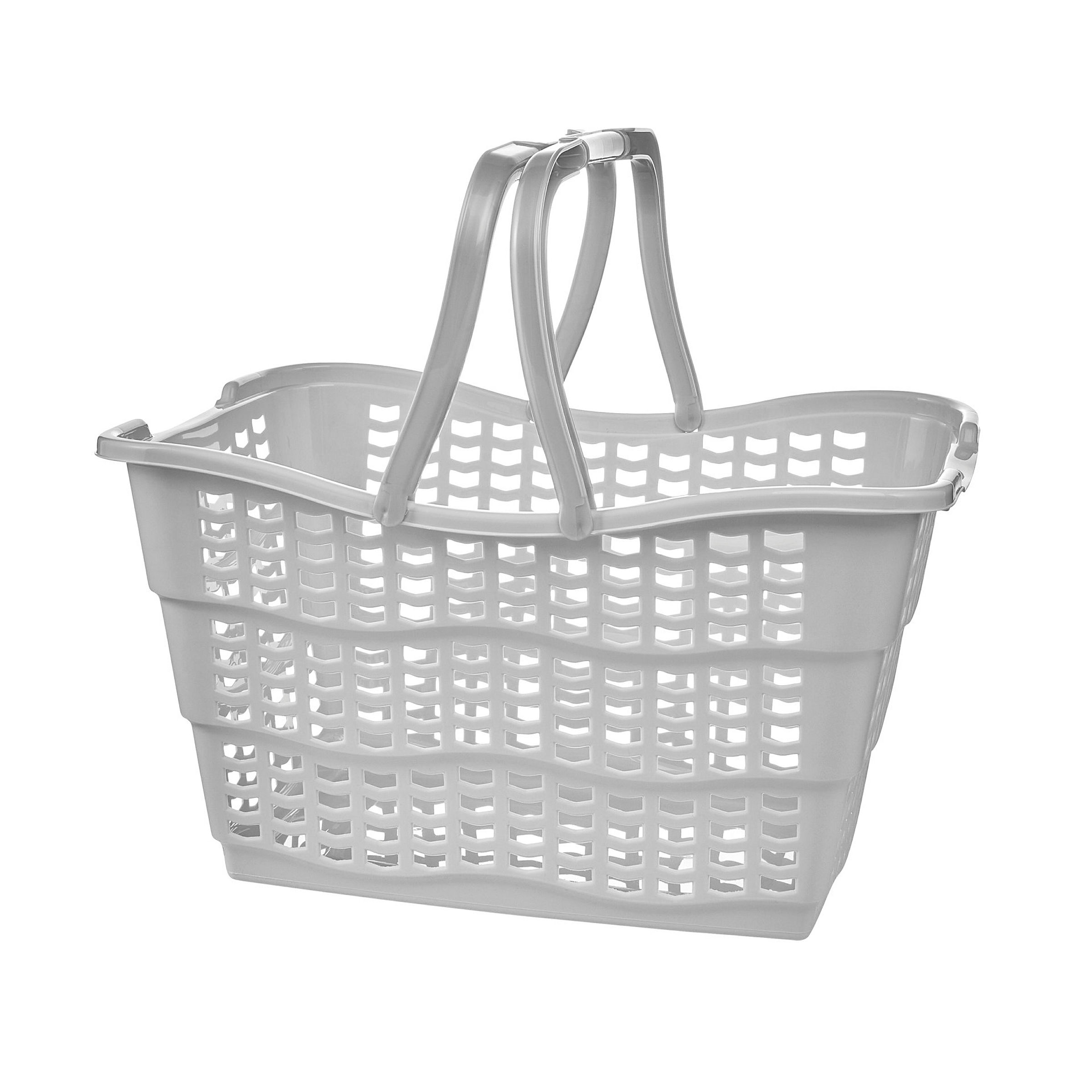 keeeper Praktischer Einkaufskorb Alma, 40 x 29 x 22,5 cm, 15 l, Nordic Grey