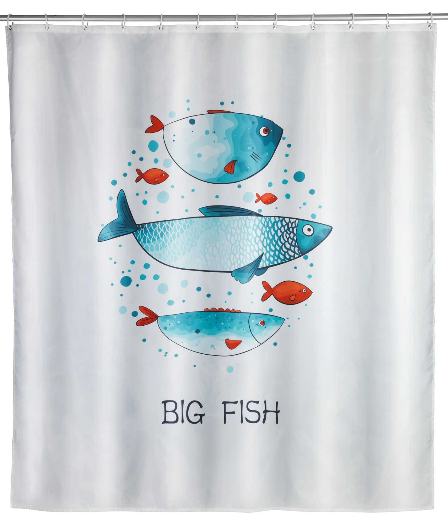 Duschvorhang 180x200 Mod.Big Fish,Polyes