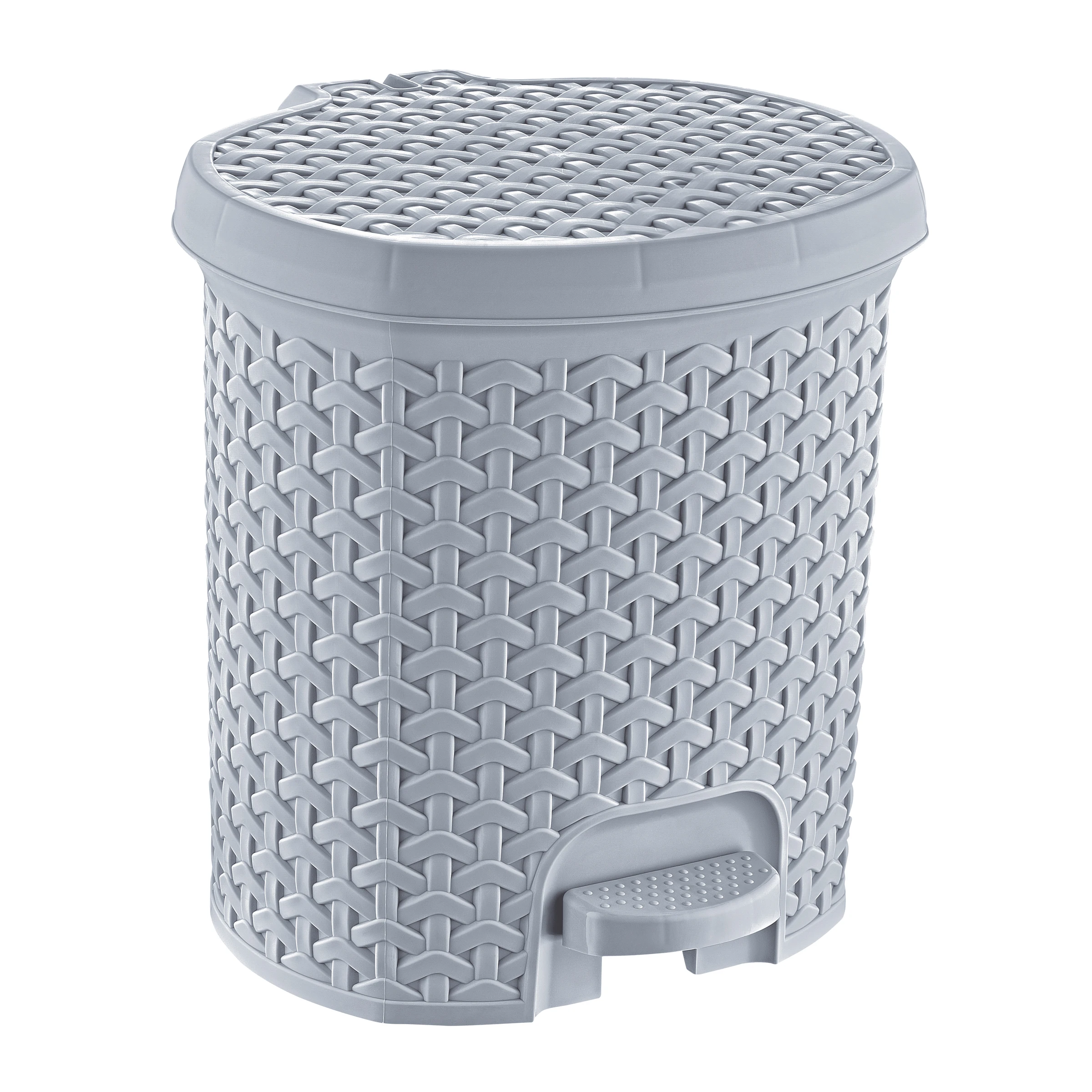 keeeper Treteimer, Tretpedal, 5,5 l, 22,5 x 24 x 26 cm, Tjark, Grau