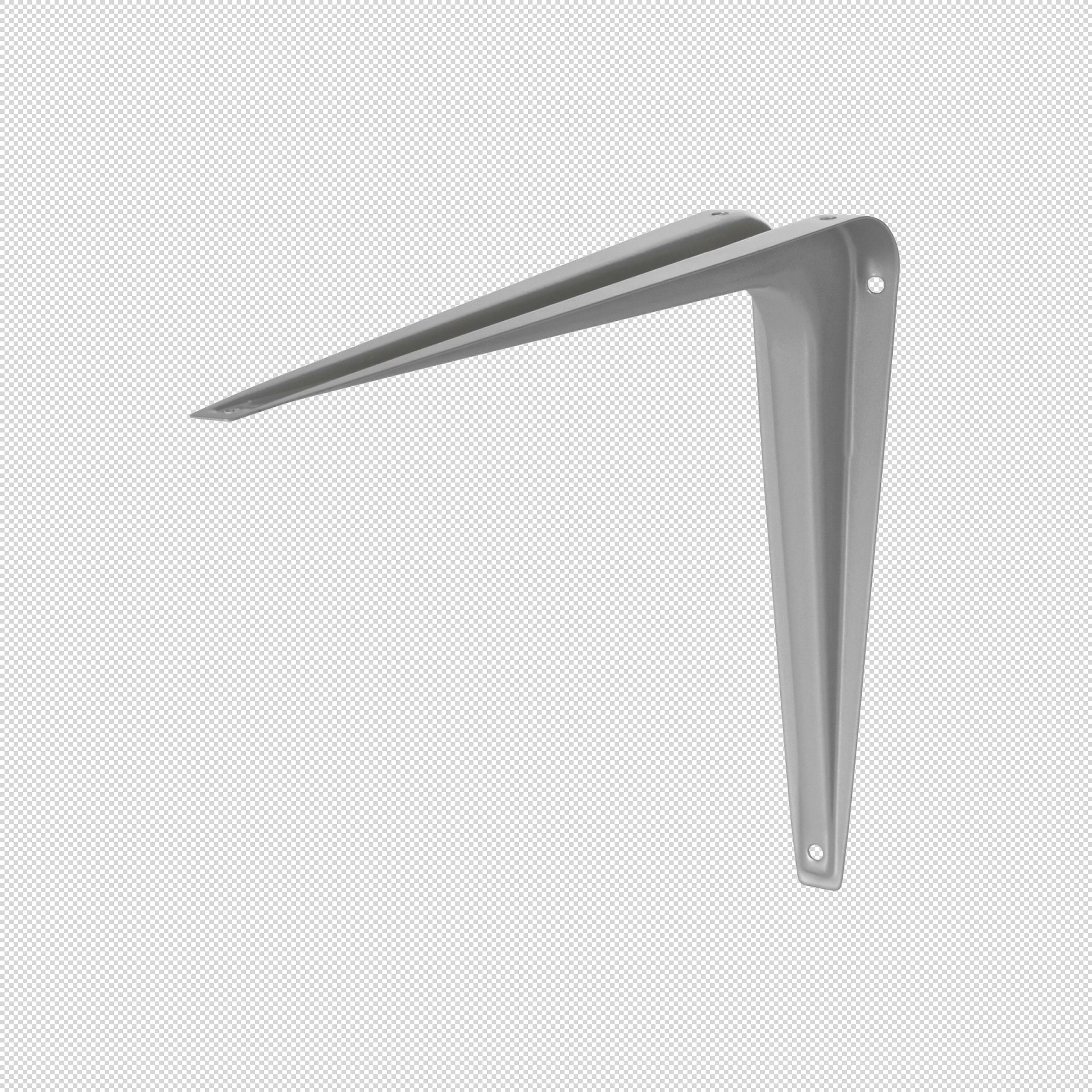 Stahlblechkonsole 195x130 mm, grau