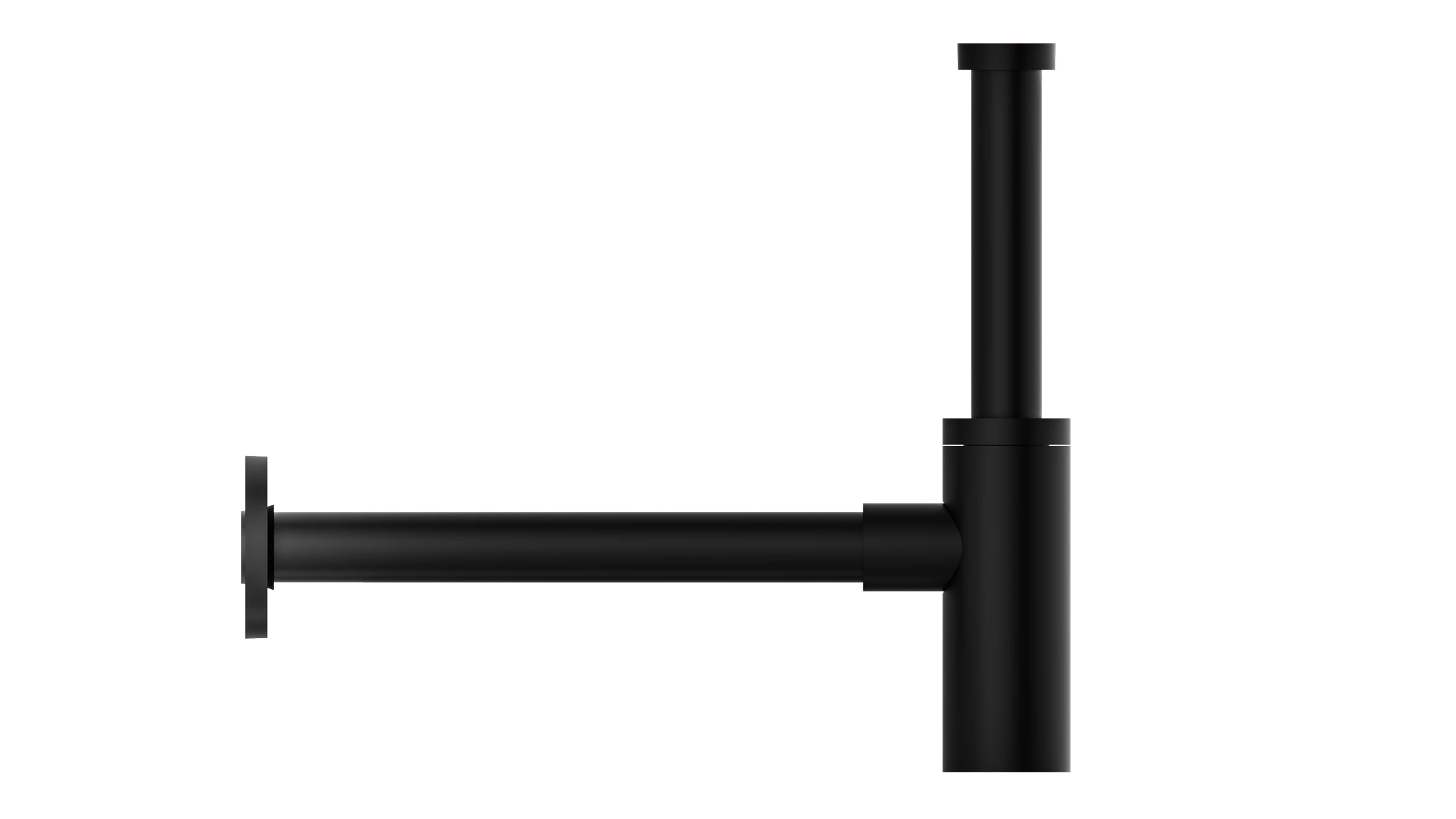 Design-Flaschensiphon, Schwarz, 1 1/4'' x 32 mm