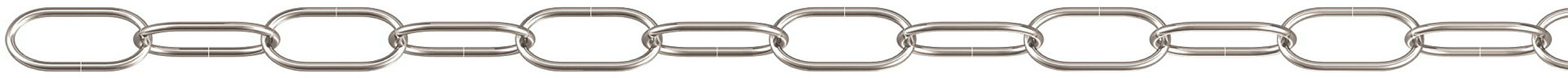Uhrkette (Spule) 1 mm Stahl zinnfarben, 50 m