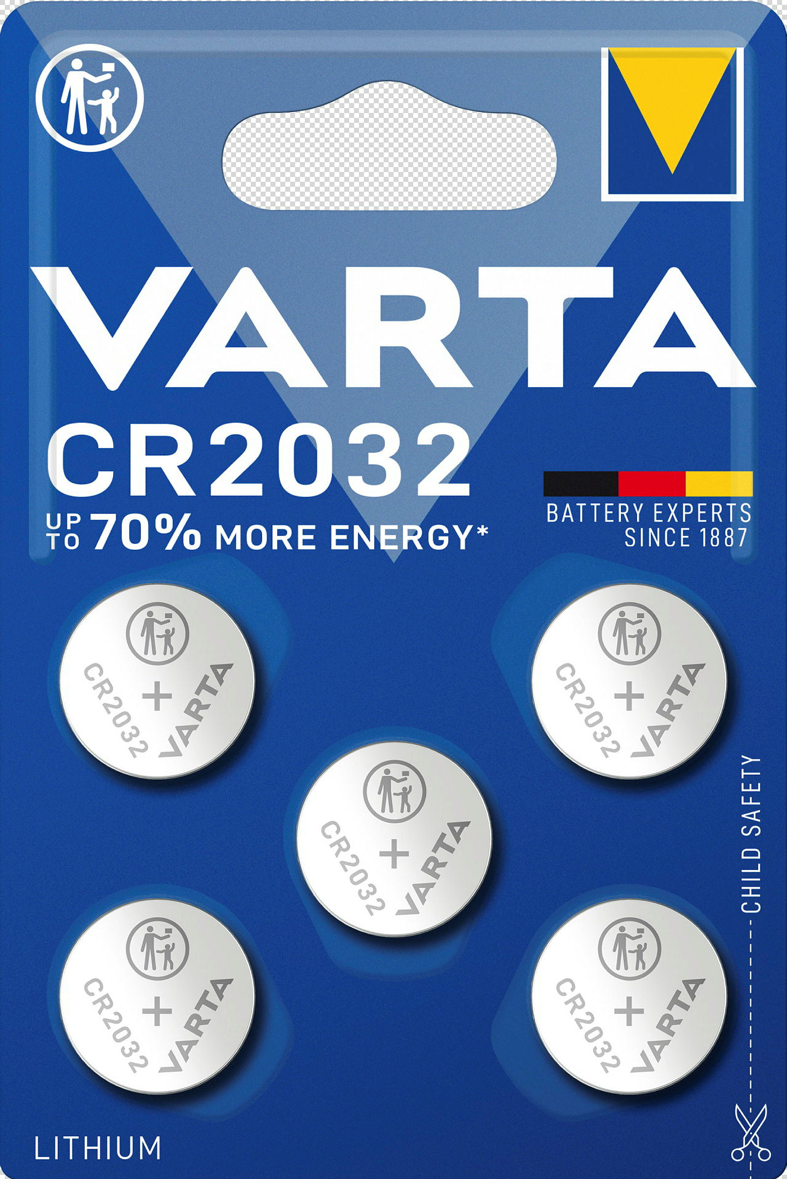 VARTA ELECTRONICS CR2032 Blister 5