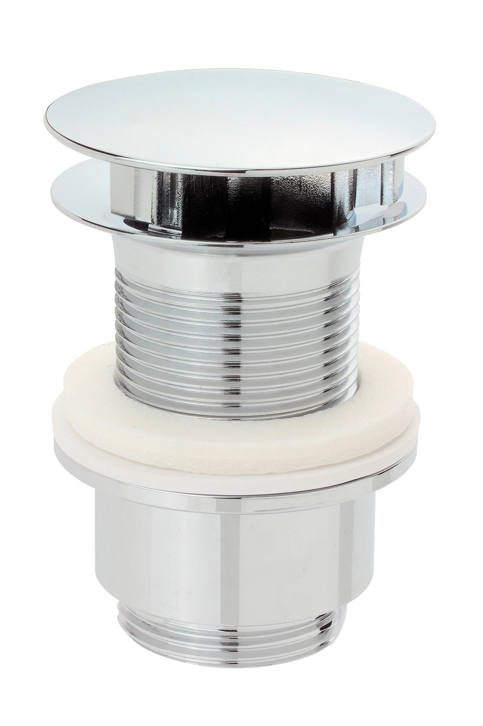 DAV-4WK Ablaufventil, Chrom, 1 1/4'' x 65 mm, ohne Überlauf