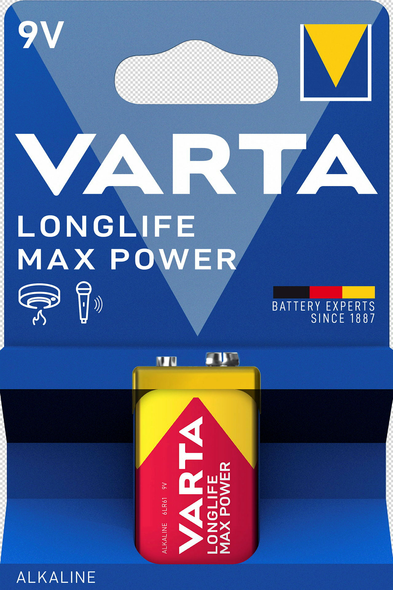 VARTA LONGLIFE Max Power 9V Blister 1