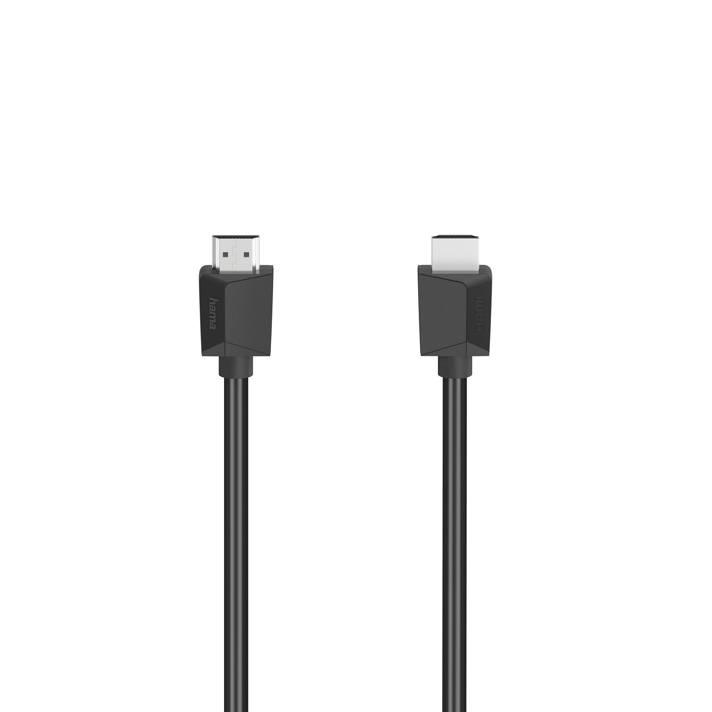 Hama High Speed HDMI''-Kabel, 4K, Stecker - Stecker, Ethernet, 0,75 m
