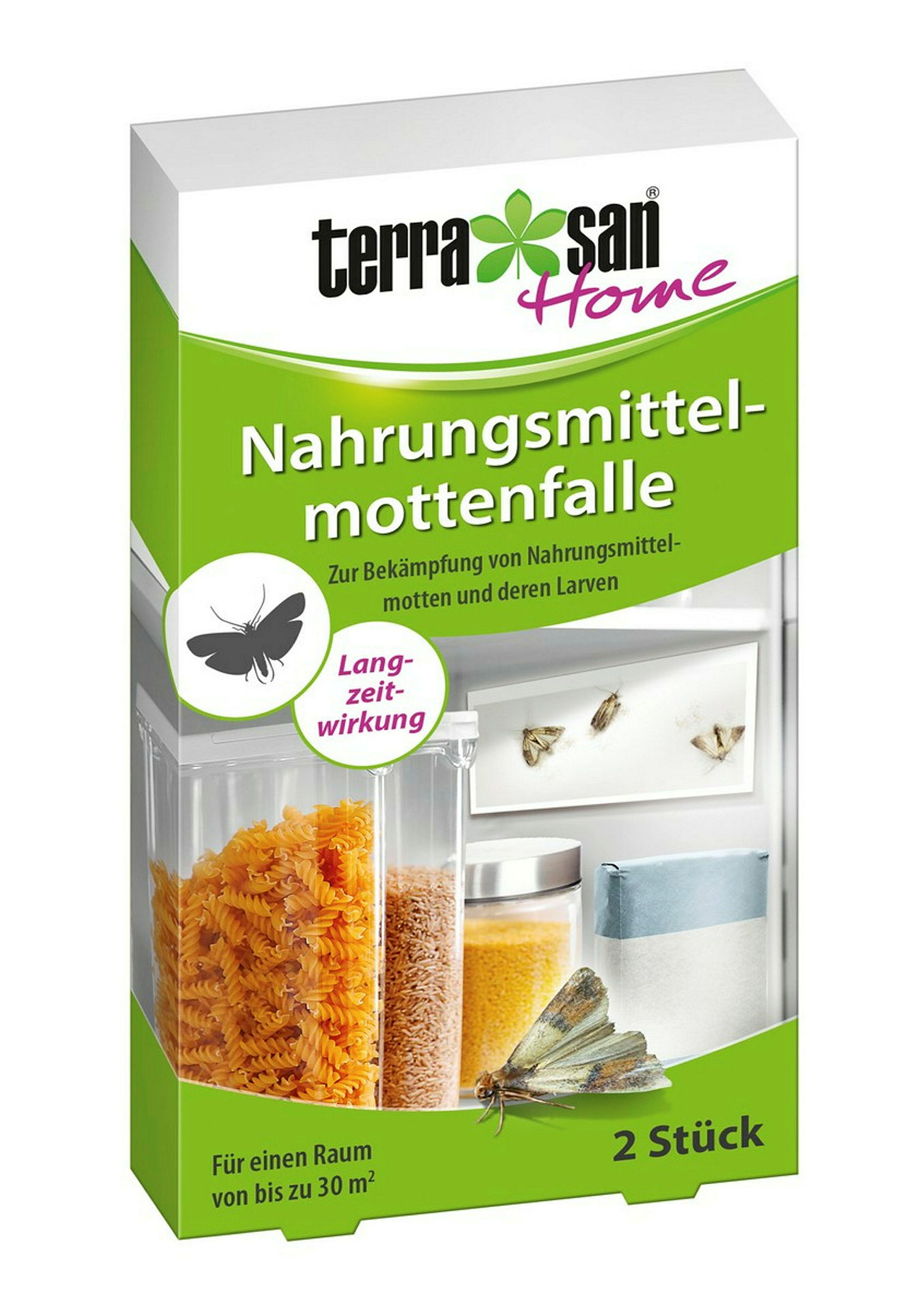 COMPO terrasan Home Nahrungs-mittelmottenfalle, 2 Stück