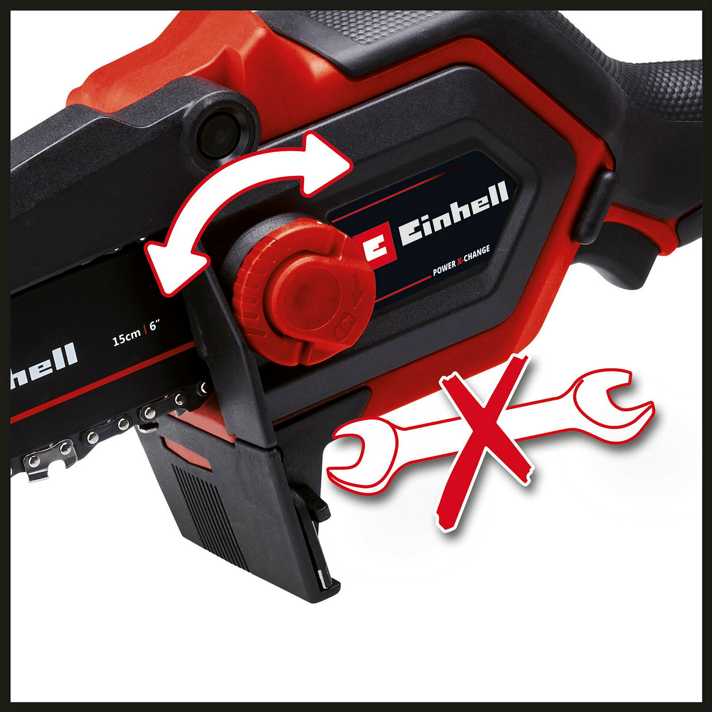 Einhell Expert GE-PS 18/15 Li BL-Solo Akku-Astkettensäge