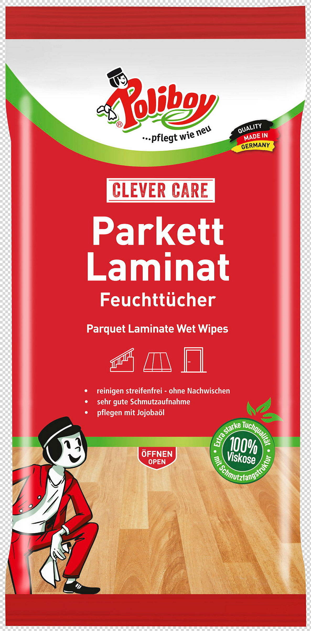 Parkett Laminat Feuchttücher