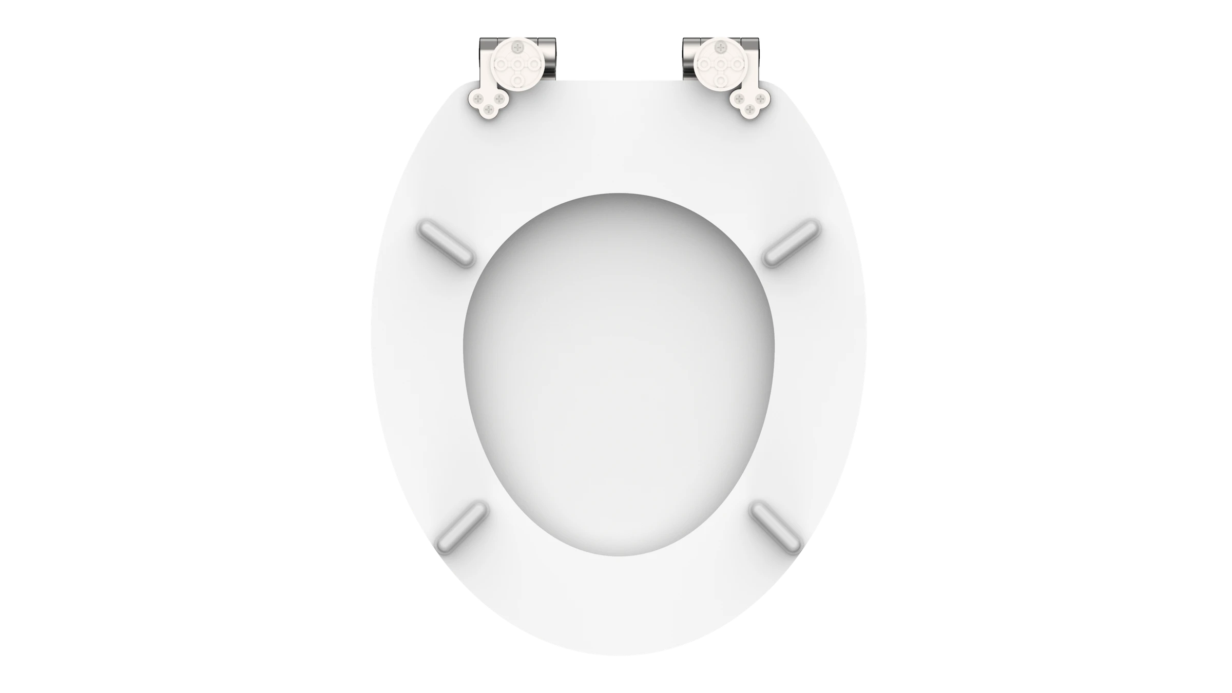 MDF WC-Sitz SPIRIT WHITE, mit Absenkautomatik