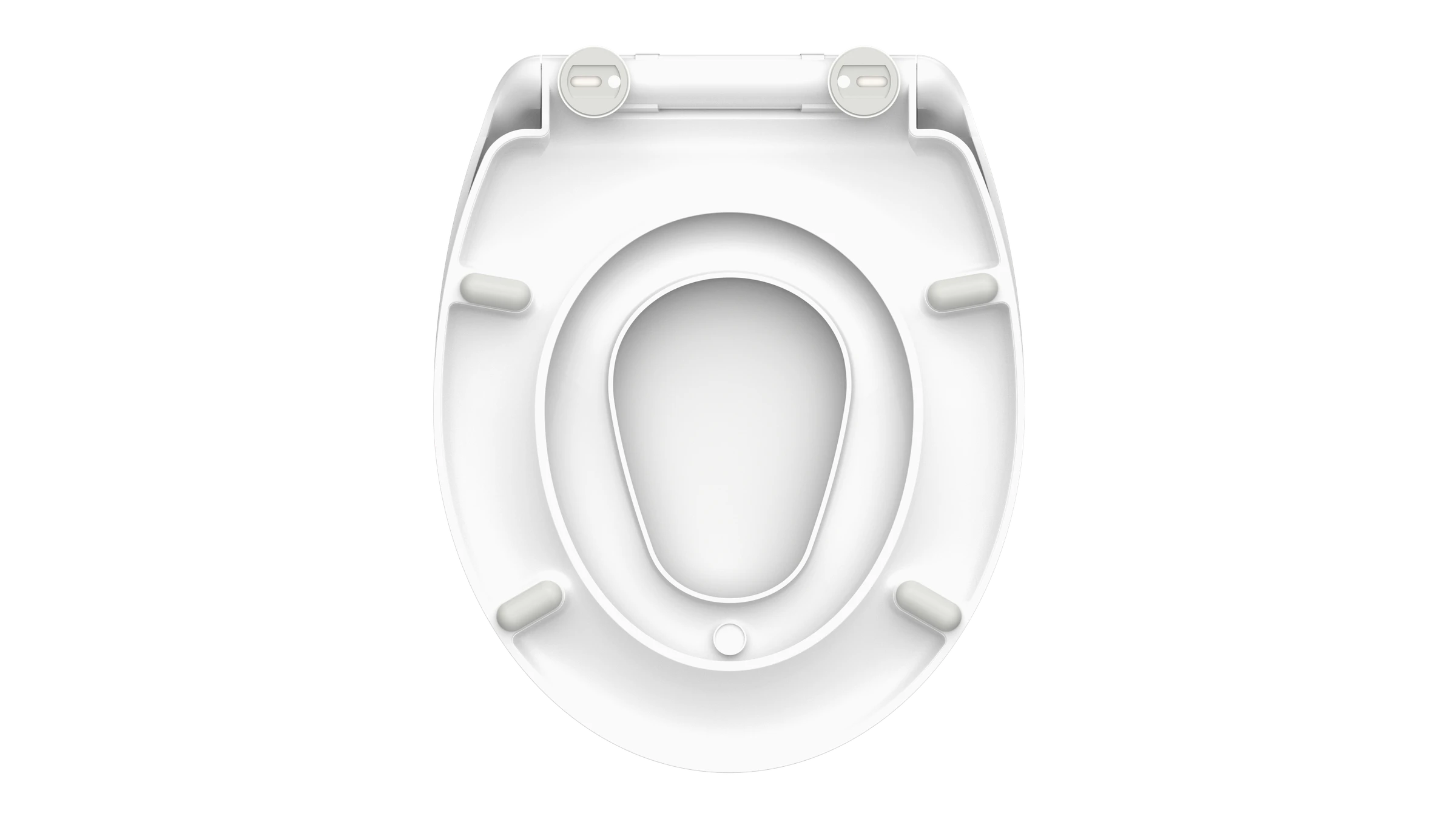 Duroplast WC-Sitz FAMILY WHITE, mit Absenkautomatik und Schnellverschluss